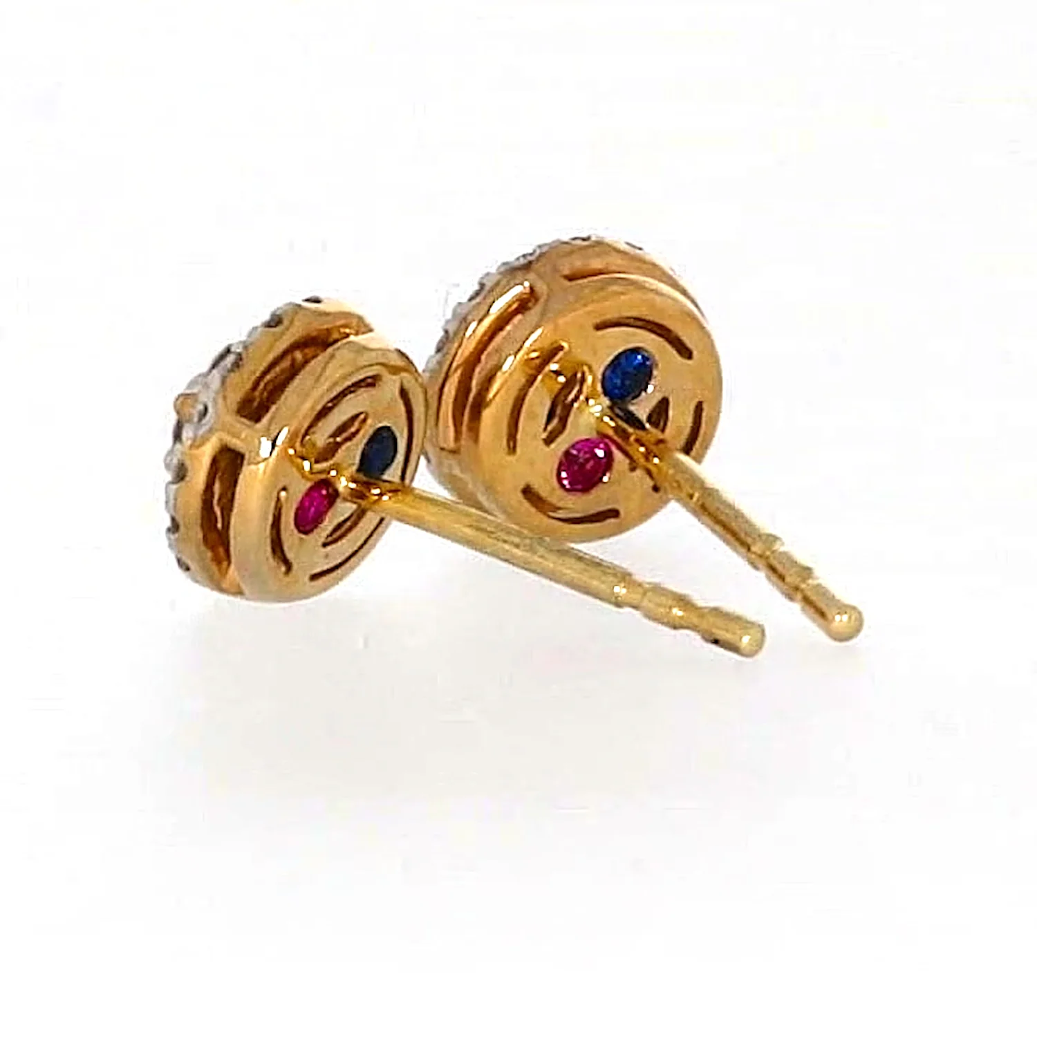 London 9ct Yellow Gold Round Brilliant Cut with 0.30 CARAT tw of Diamonds Stud Earrings - Image 30