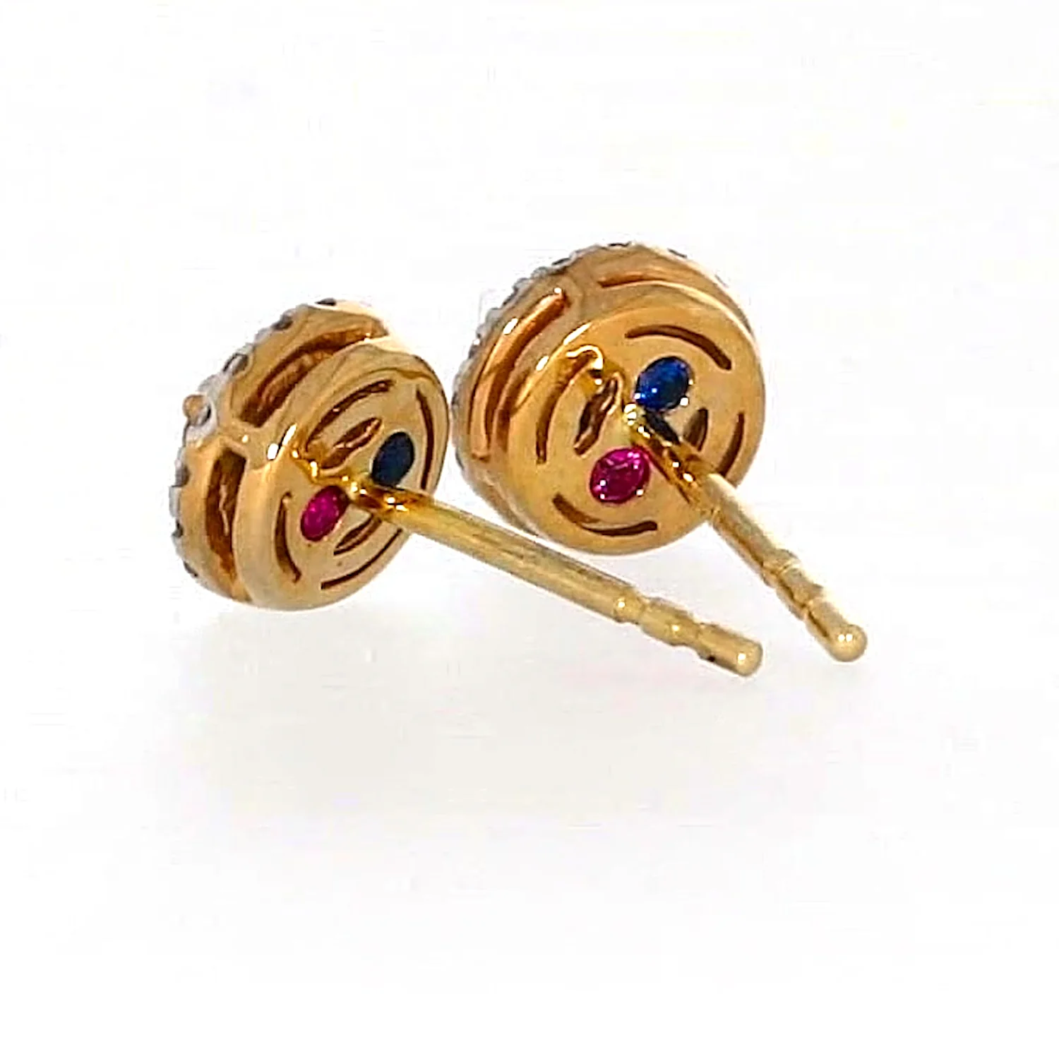 London 9ct Yellow Gold Round Brilliant Cut with 0.30 CARAT tw of Diamonds Stud Earrings - Image 31