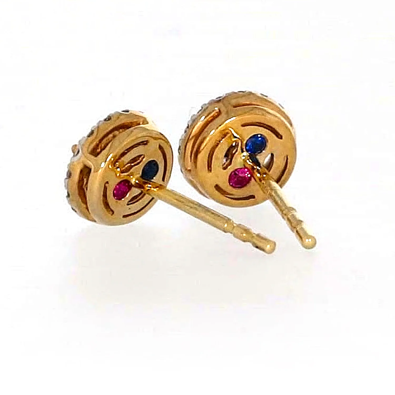 London 9ct Yellow Gold Round Brilliant Cut with 0.30 CARAT tw of Diamonds Stud Earrings - Image 32