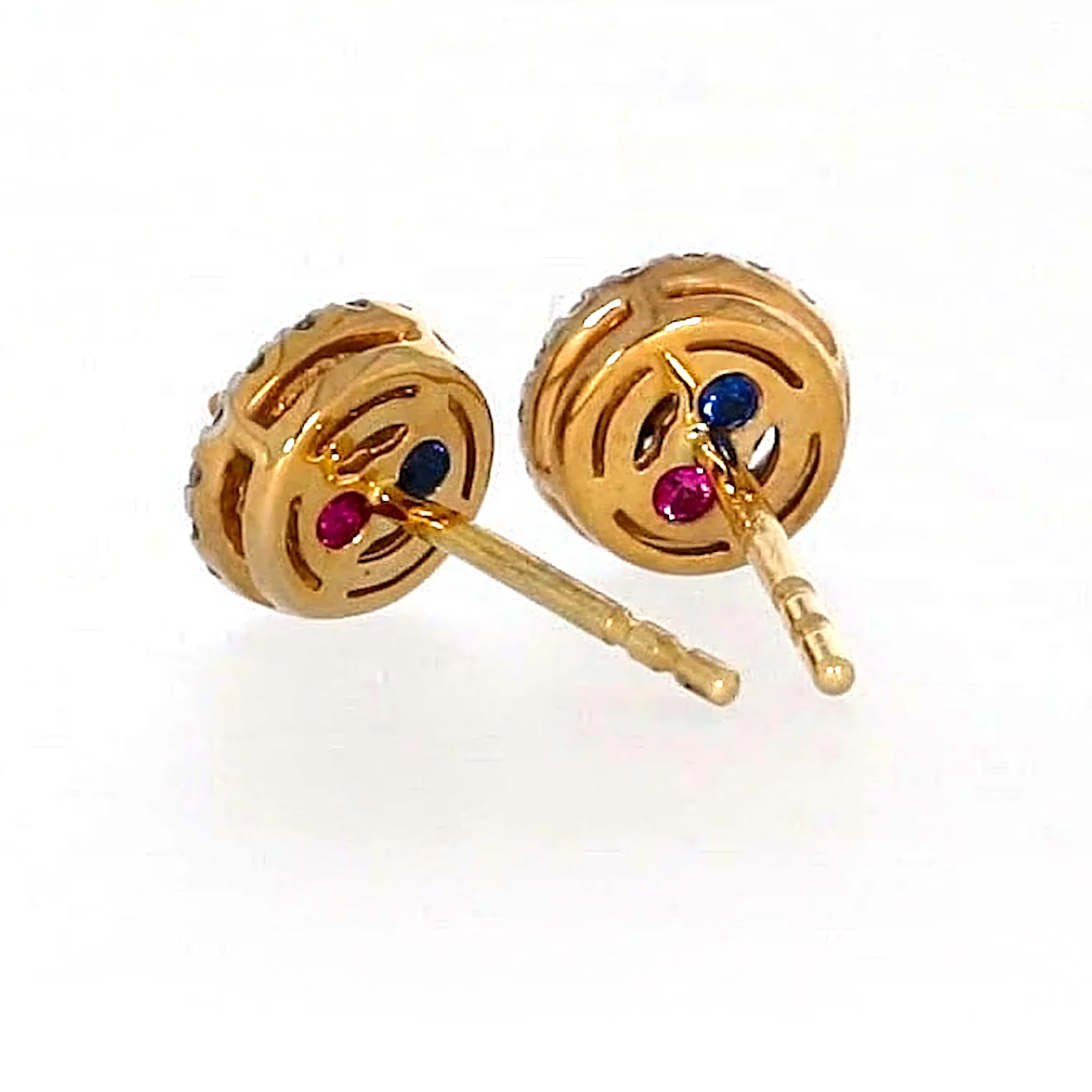 London 9ct Yellow Gold Round Brilliant Cut with 0.30 CARAT tw of Diamonds Stud Earrings - Image 33