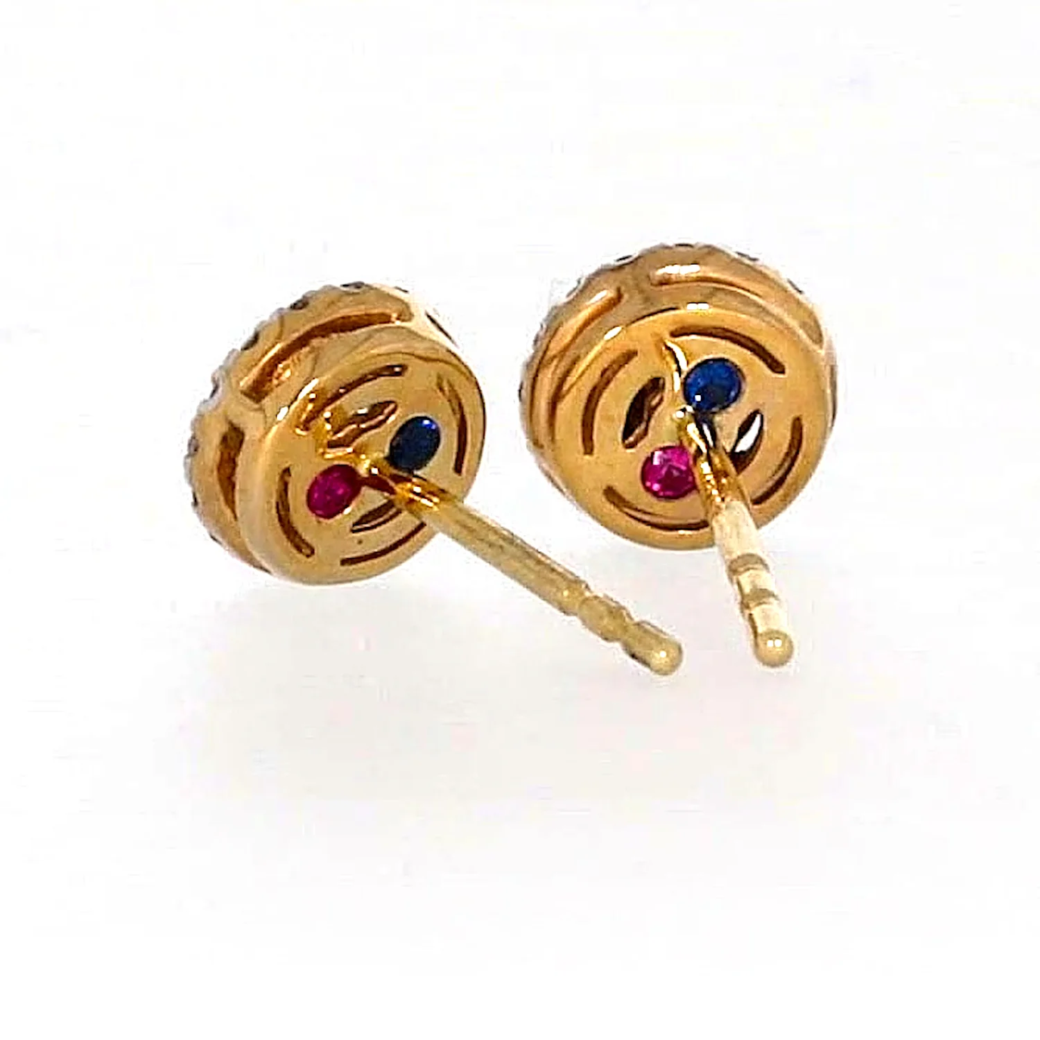 London 9ct Yellow Gold Round Brilliant Cut with 0.30 CARAT tw of Diamonds Stud Earrings - Image 34