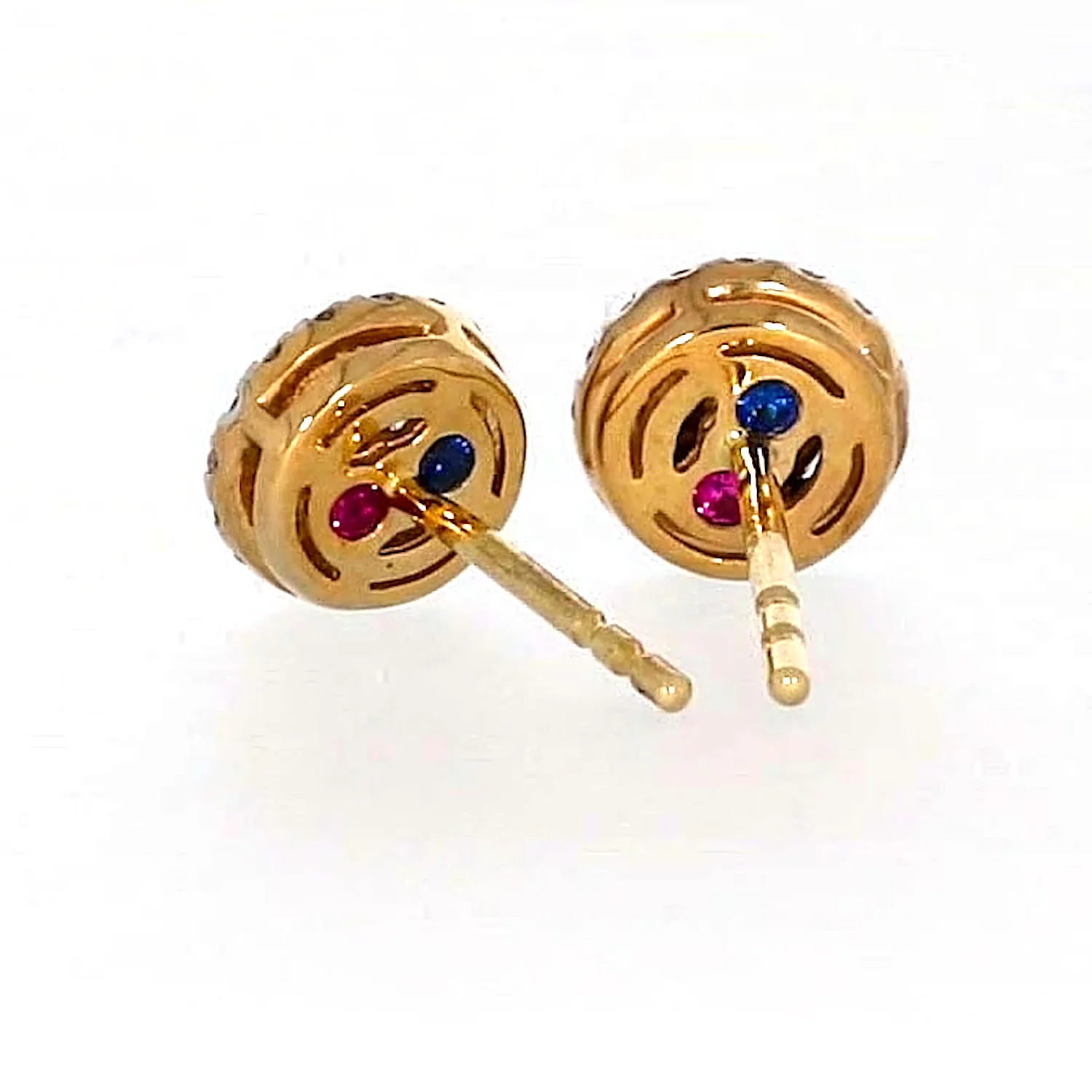 London 9ct Yellow Gold Round Brilliant Cut with 0.30 CARAT tw of Diamonds Stud Earrings - Image 35