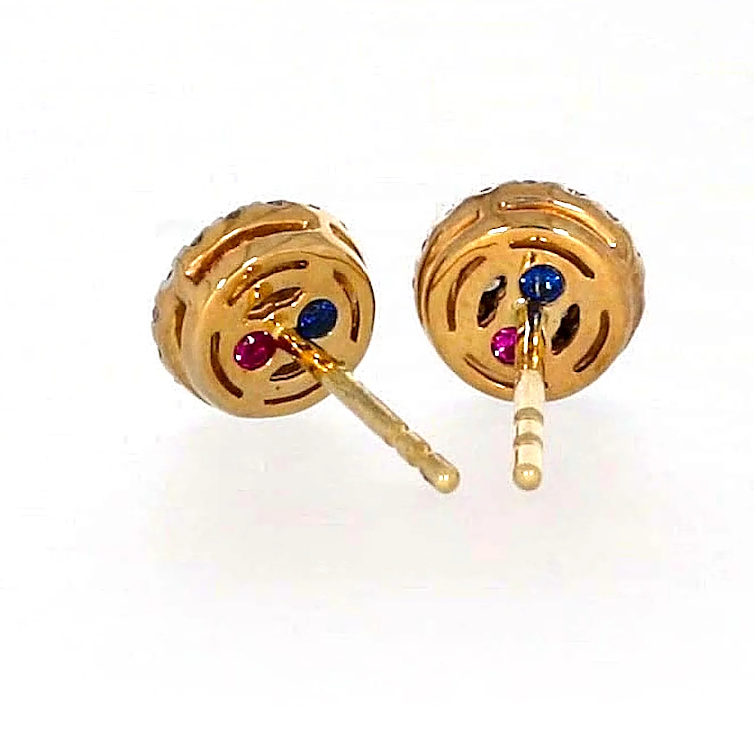 London 9ct Yellow Gold Round Brilliant Cut with 0.30 CARAT tw of Diamonds Stud Earrings - Image 36