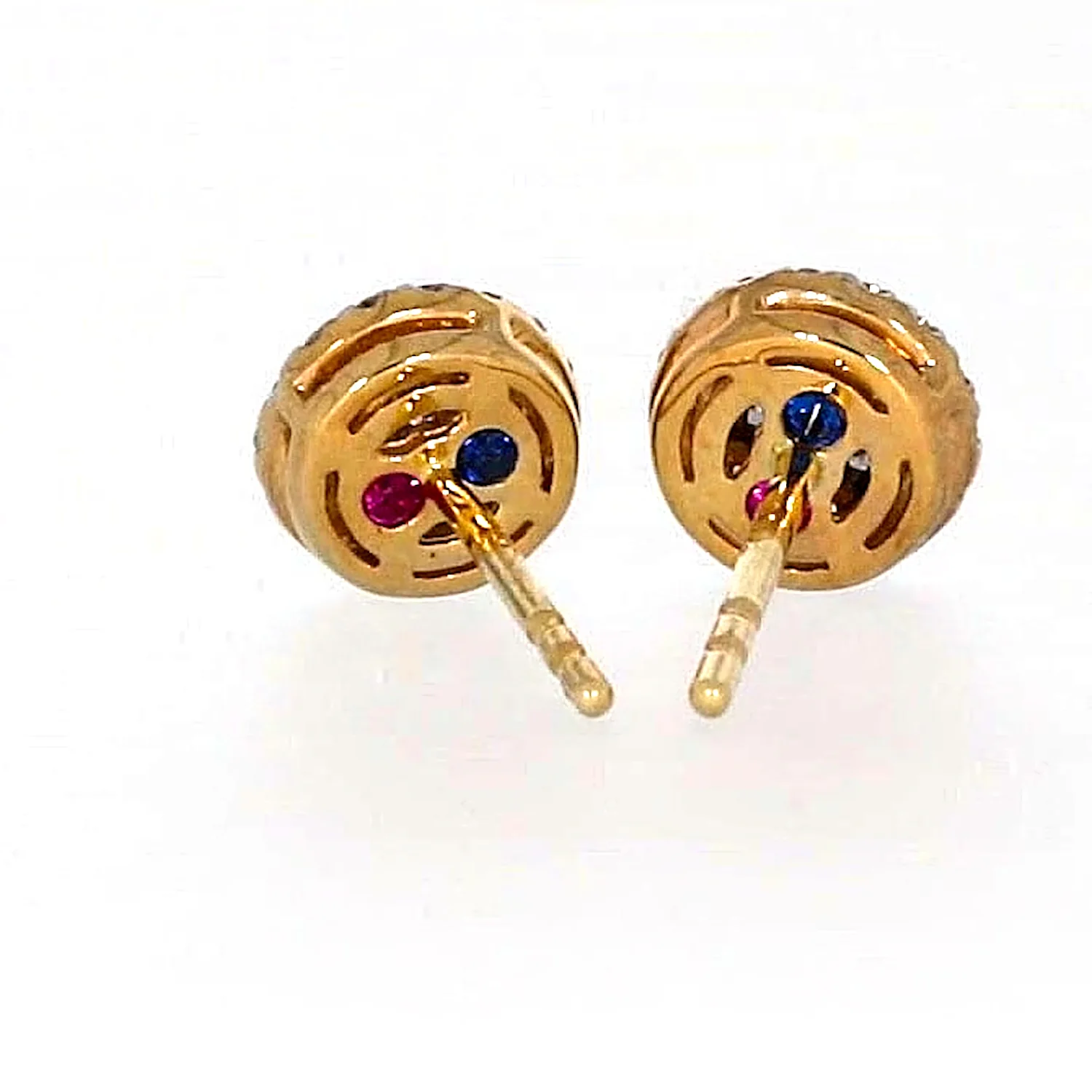 London 9ct Yellow Gold Round Brilliant Cut with 0.30 CARAT tw of Diamonds Stud Earrings - Image 38