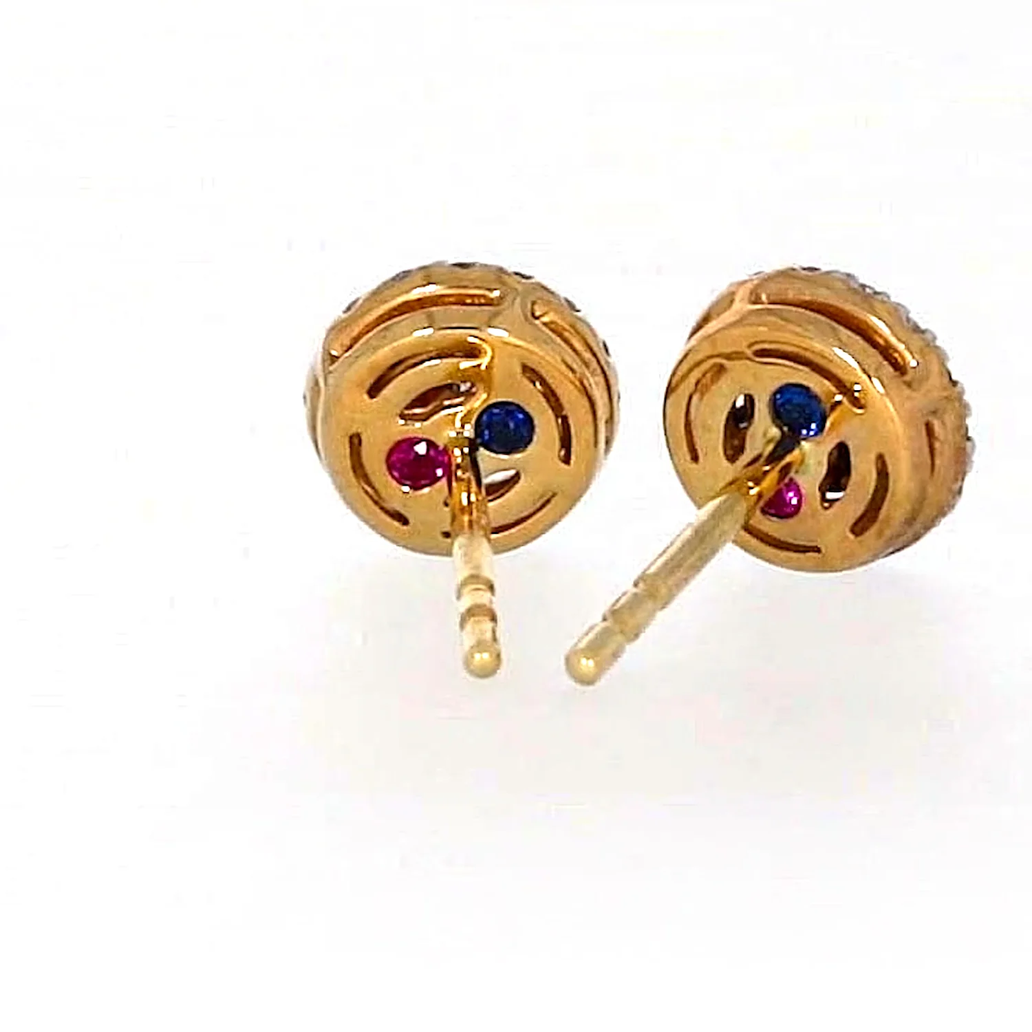 London 9ct Yellow Gold Round Brilliant Cut with 0.30 CARAT tw of Diamonds Stud Earrings - Image 41