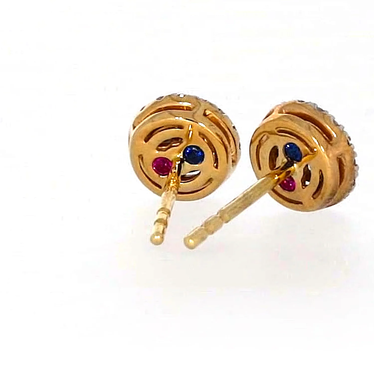 London 9ct Yellow Gold Round Brilliant Cut with 0.30 CARAT tw of Diamonds Stud Earrings - Image 43