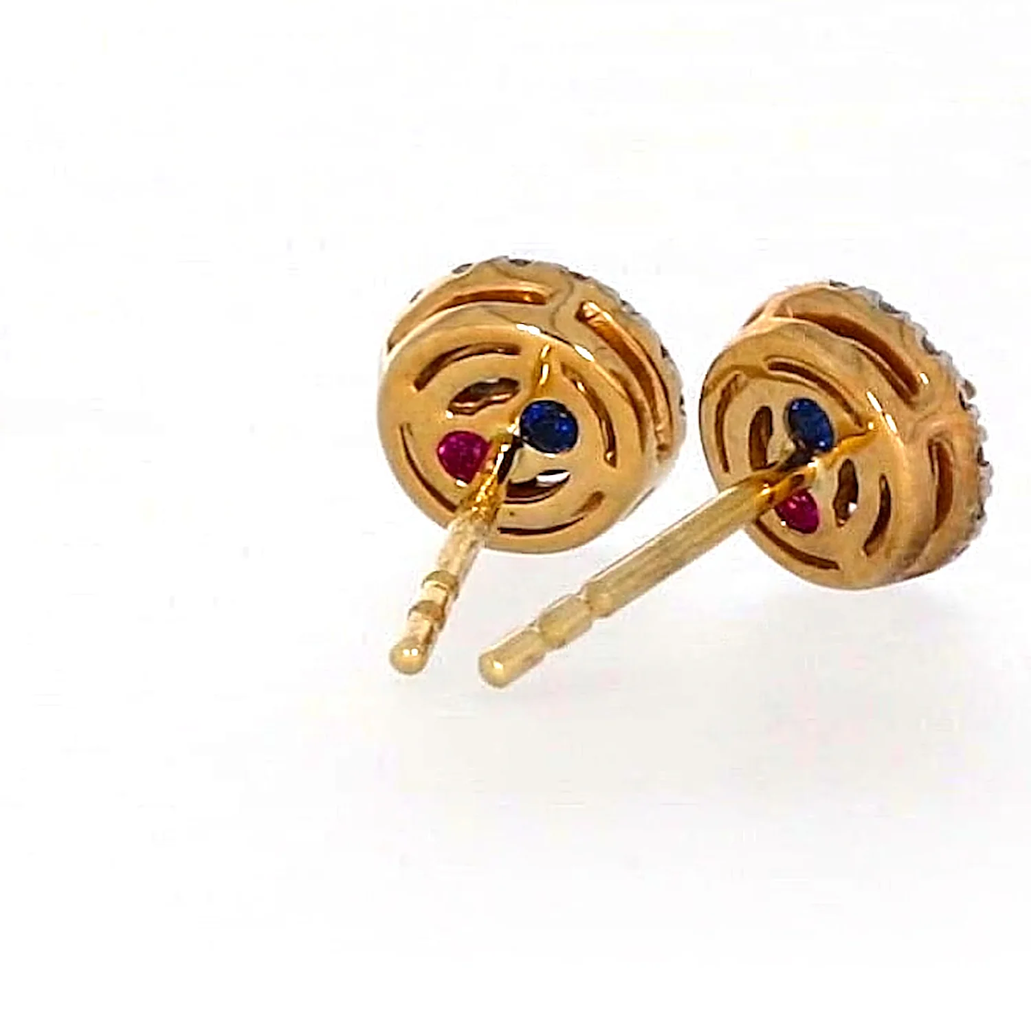 London 9ct Yellow Gold Round Brilliant Cut with 0.30 CARAT tw of Diamonds Stud Earrings - Image 44