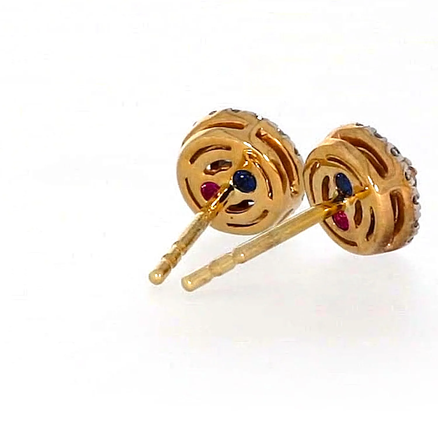 London 9ct Yellow Gold Round Brilliant Cut with 0.30 CARAT tw of Diamonds Stud Earrings - Image 46