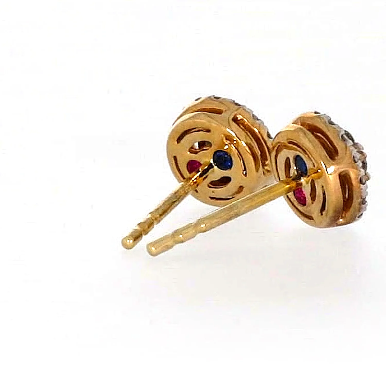 London 9ct Yellow Gold Round Brilliant Cut with 0.30 CARAT tw of Diamonds Stud Earrings - Image 47
