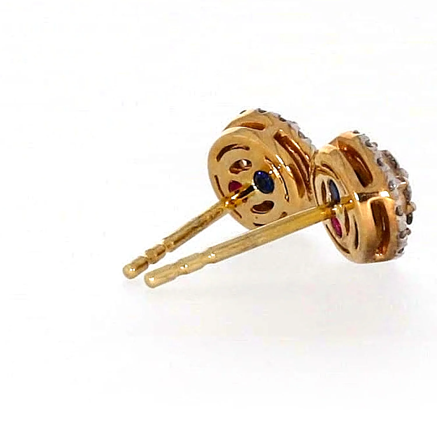 London 9ct Yellow Gold Round Brilliant Cut with 0.30 CARAT tw of Diamonds Stud Earrings - Image 49