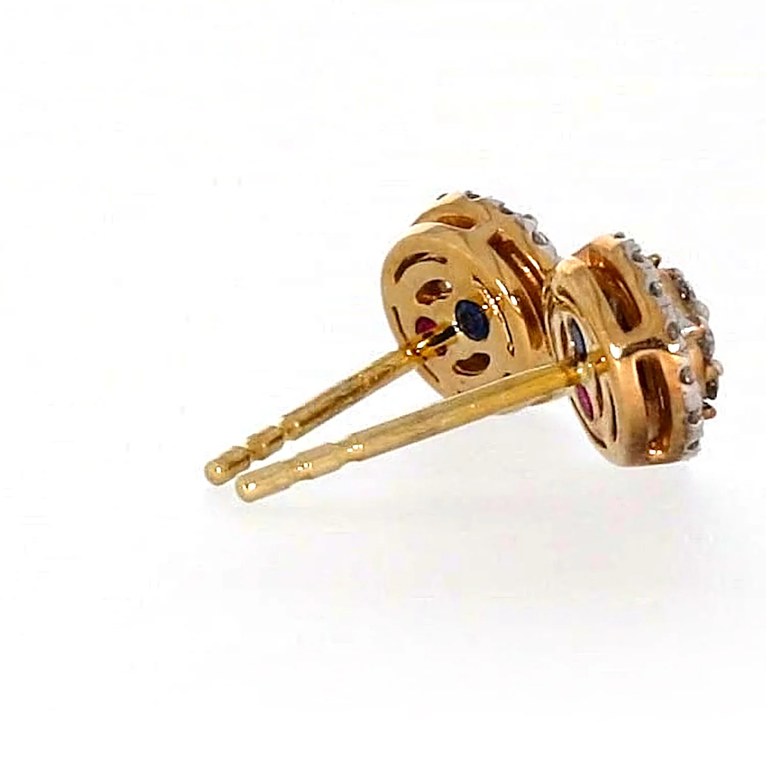 London 9ct Yellow Gold Round Brilliant Cut with 0.30 CARAT tw of Diamonds Stud Earrings - Image 50