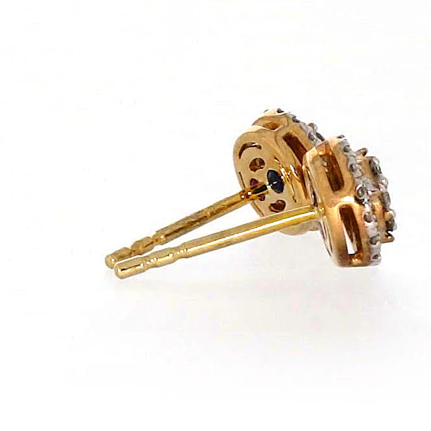 London 9ct Yellow Gold Round Brilliant Cut with 0.30 CARAT tw of Diamonds Stud Earrings - Image 52