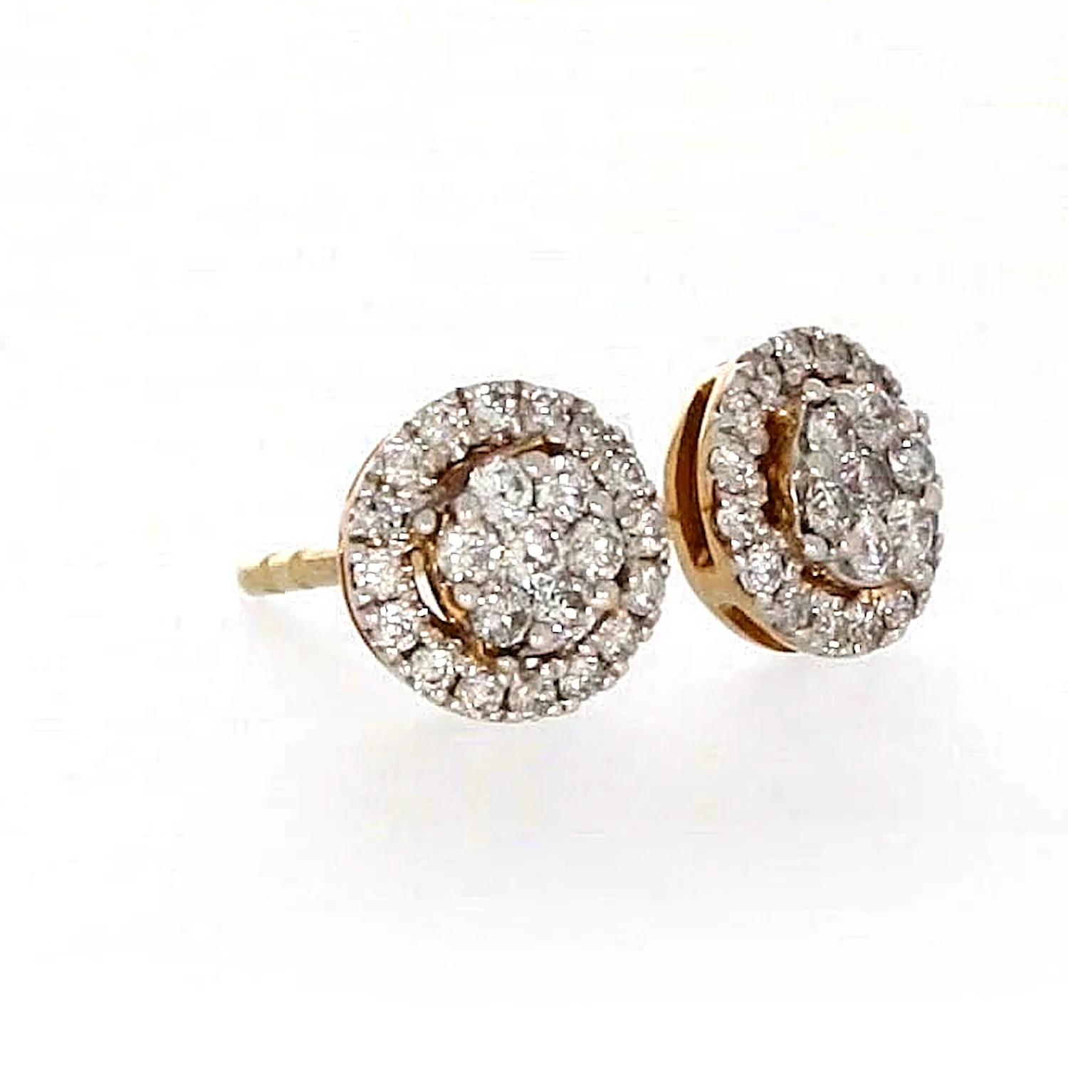 London 9ct Yellow Gold Round Brilliant Cut with 0.30 CARAT tw of Diamonds Stud Earrings - Image 67