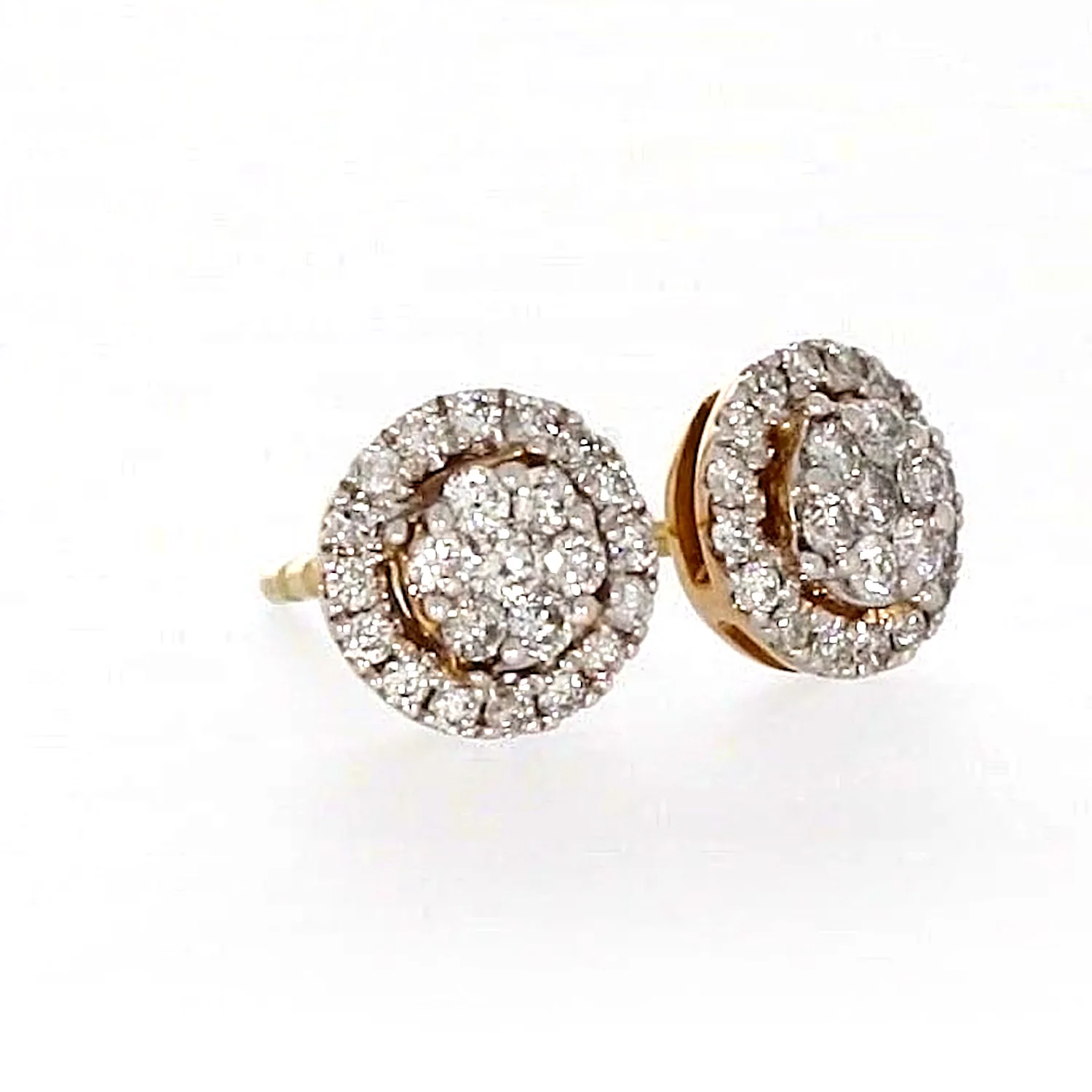London 9ct Yellow Gold Round Brilliant Cut with 0.30 CARAT tw of Diamonds Stud Earrings - Image 68