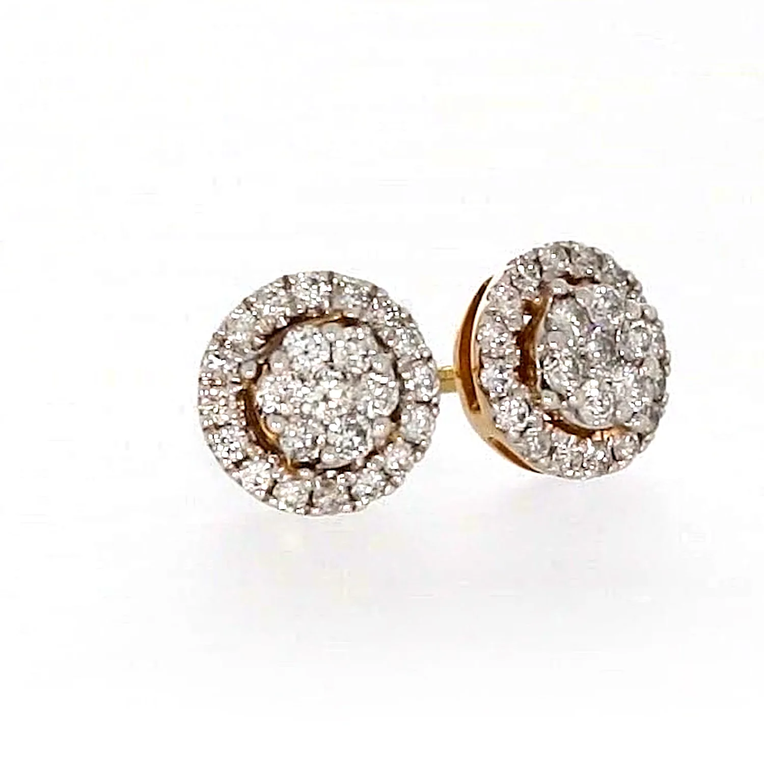 London 9ct Yellow Gold Round Brilliant Cut with 0.30 CARAT tw of Diamonds Stud Earrings - Image 69