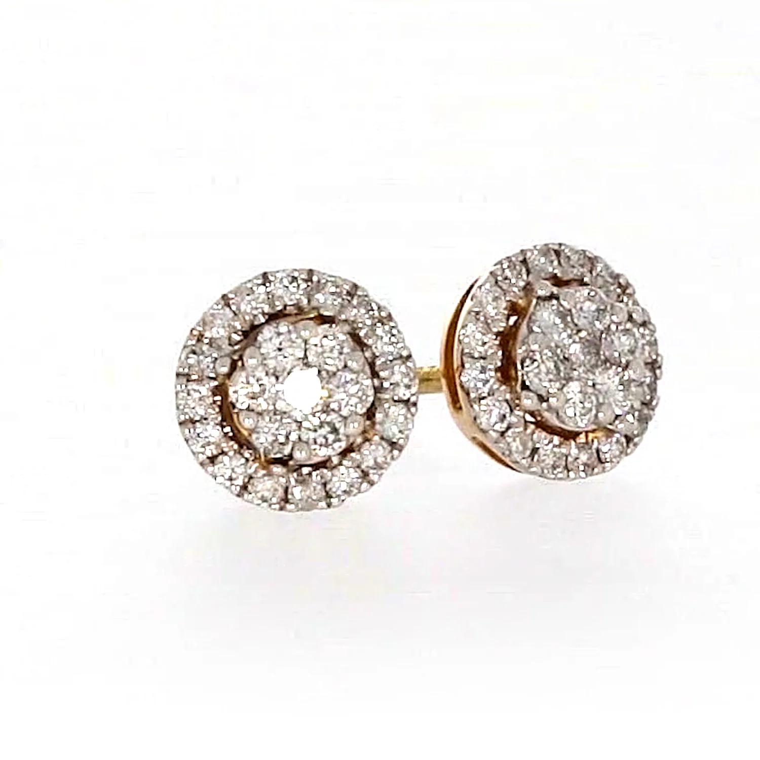 London 9ct Yellow Gold Round Brilliant Cut with 0.30 CARAT tw of Diamonds Stud Earrings - Image 70