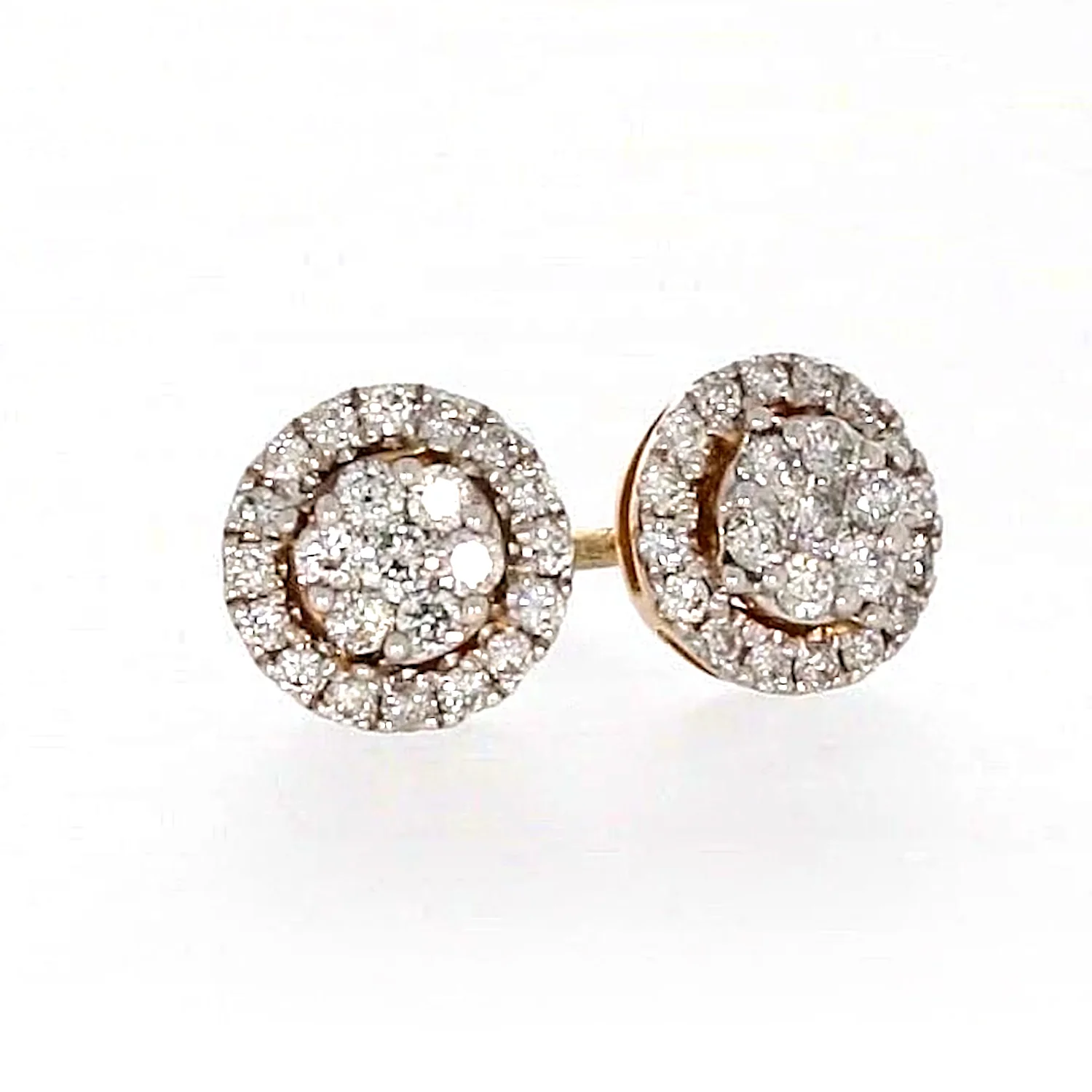 London 9ct Yellow Gold Round Brilliant Cut with 0.30 CARAT tw of Diamonds Stud Earrings - Image 71
