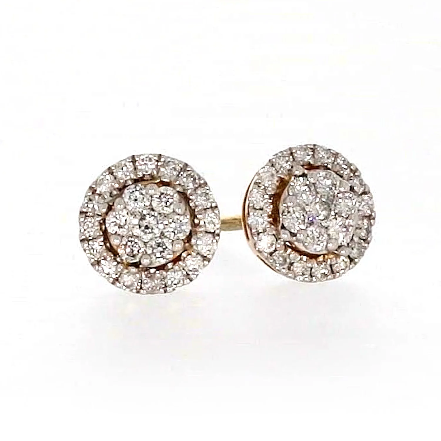 London 9ct Yellow Gold Round Brilliant Cut with 0.30 CARAT tw of Diamonds Stud Earrings - Image 72