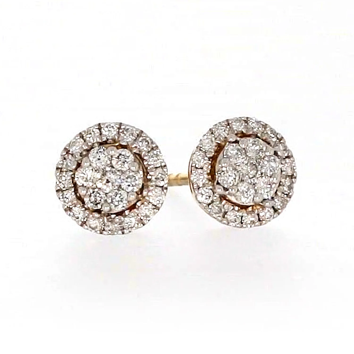 London 9ct Yellow Gold Round Brilliant Cut with 0.30 CARAT tw of Diamonds Stud Earrings - Image 73