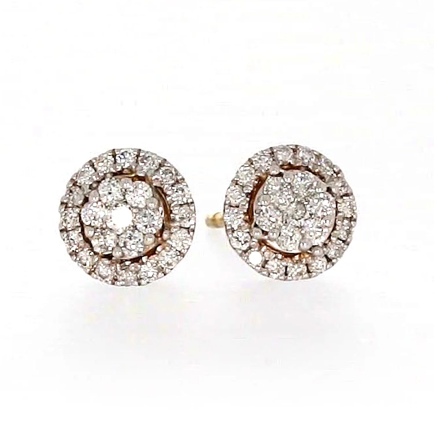 London 9ct Yellow Gold Round Brilliant Cut with 0.30 CARAT tw of Diamonds Stud Earrings - Image 74