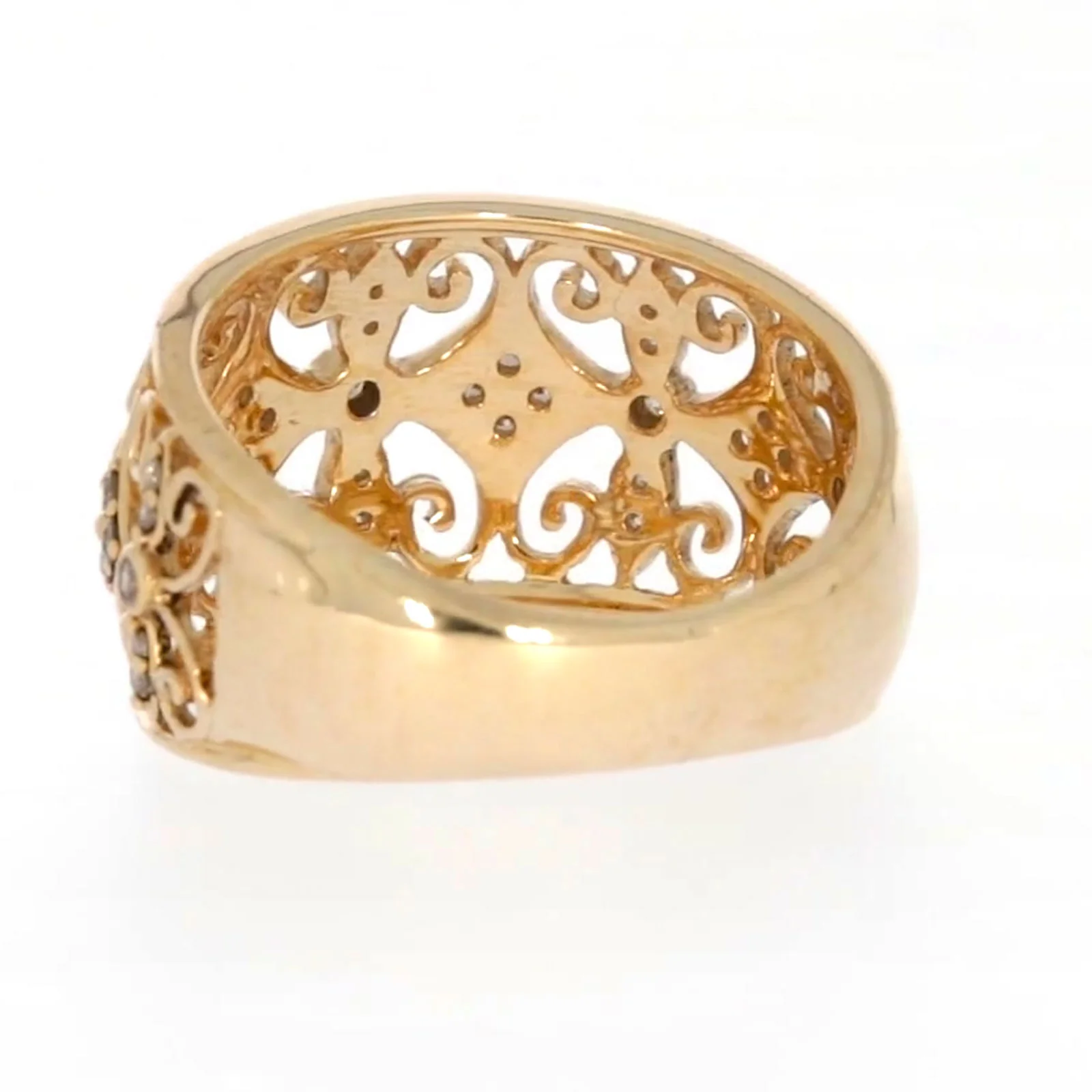 9ct Yellow Gold Round Brilliant Cut with 1/4 CARAT tw of Diamonds Ring - Image 34