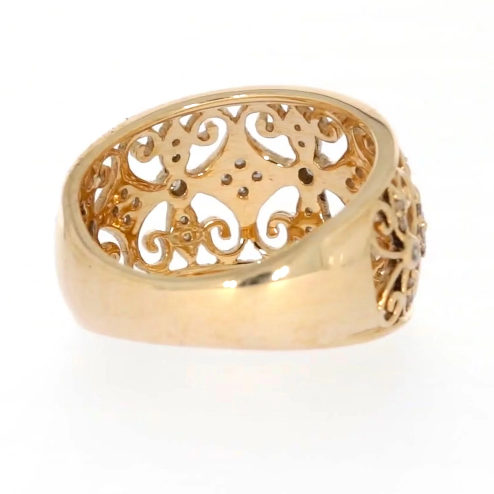 9ct Yellow Gold Round Brilliant Cut with 1/4 CARAT tw of Diamonds Ring - Image 44