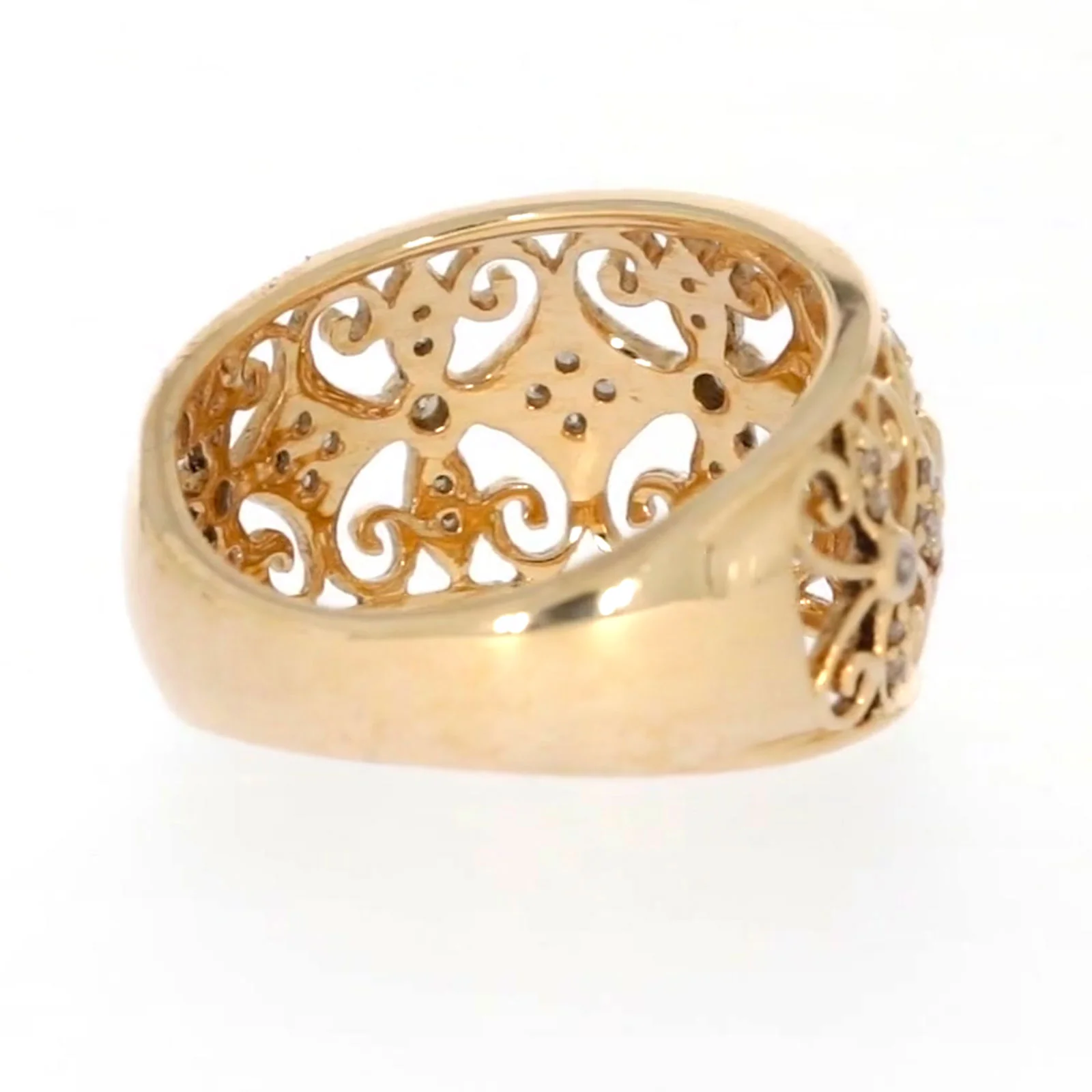 9ct Yellow Gold Round Brilliant Cut with 1/4 CARAT tw of Diamonds Ring - Image 45