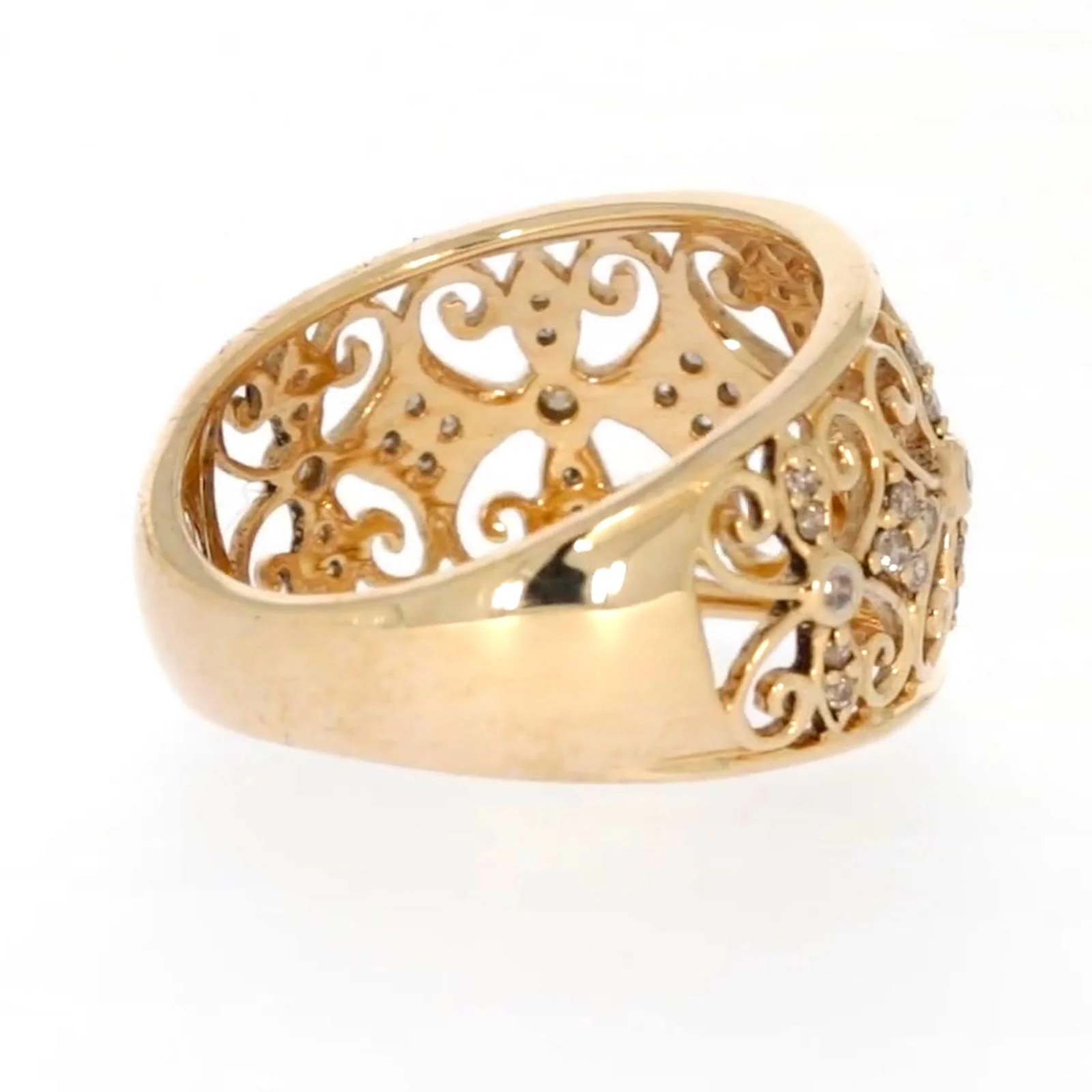 9ct Yellow Gold Round Brilliant Cut with 1/4 CARAT tw of Diamonds Ring - Image 49