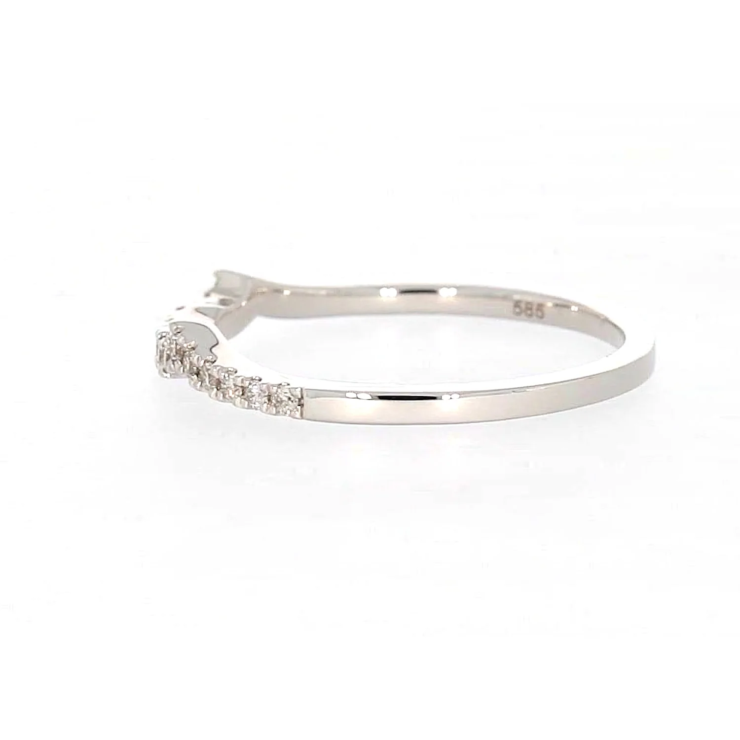 Paris 14ct White Gold Round Brilliant Cut with 0.20 CARAT tw of Diamonds Ring - Image 23