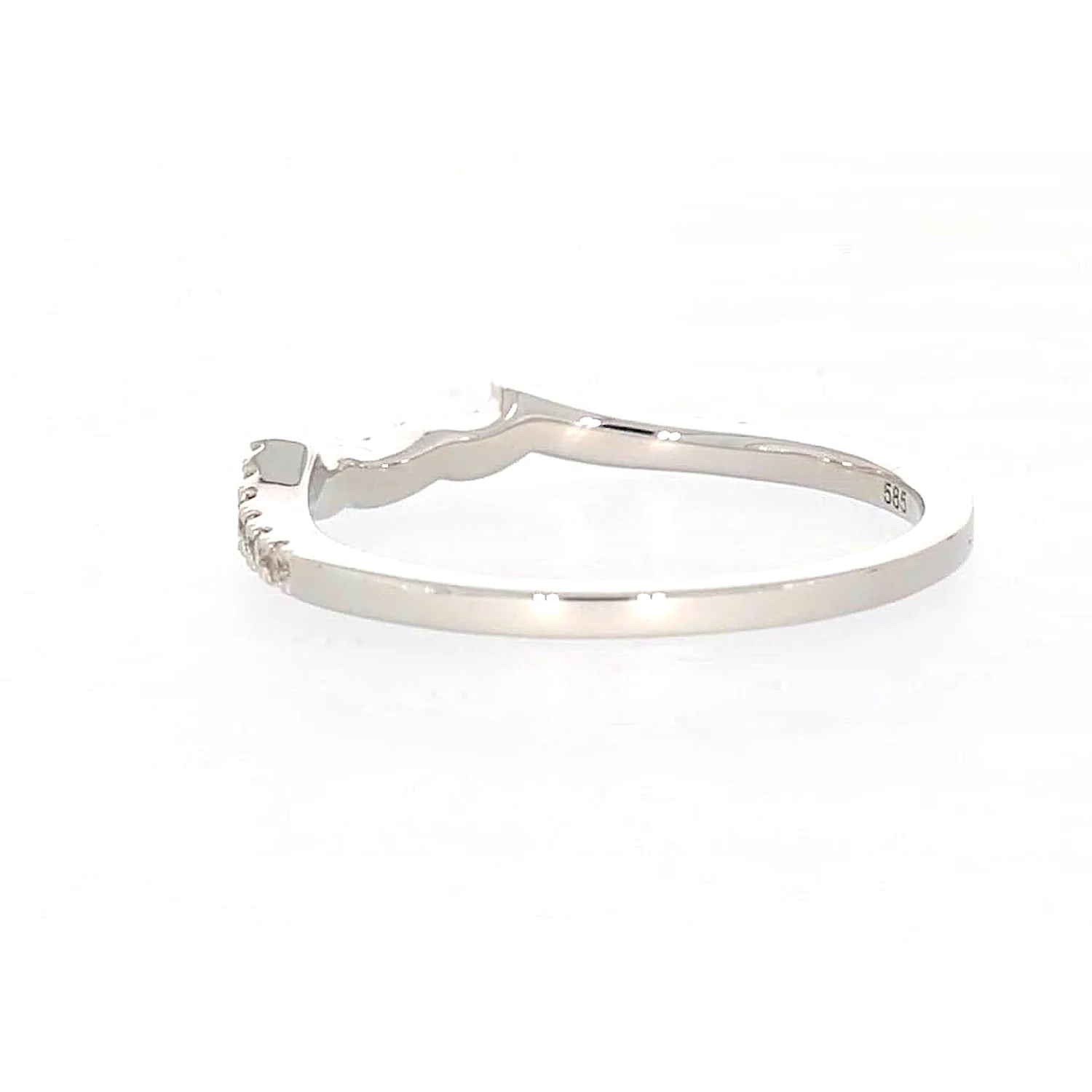 Paris 14ct White Gold Round Brilliant Cut with 0.20 CARAT tw of Diamonds Ring - Image 30