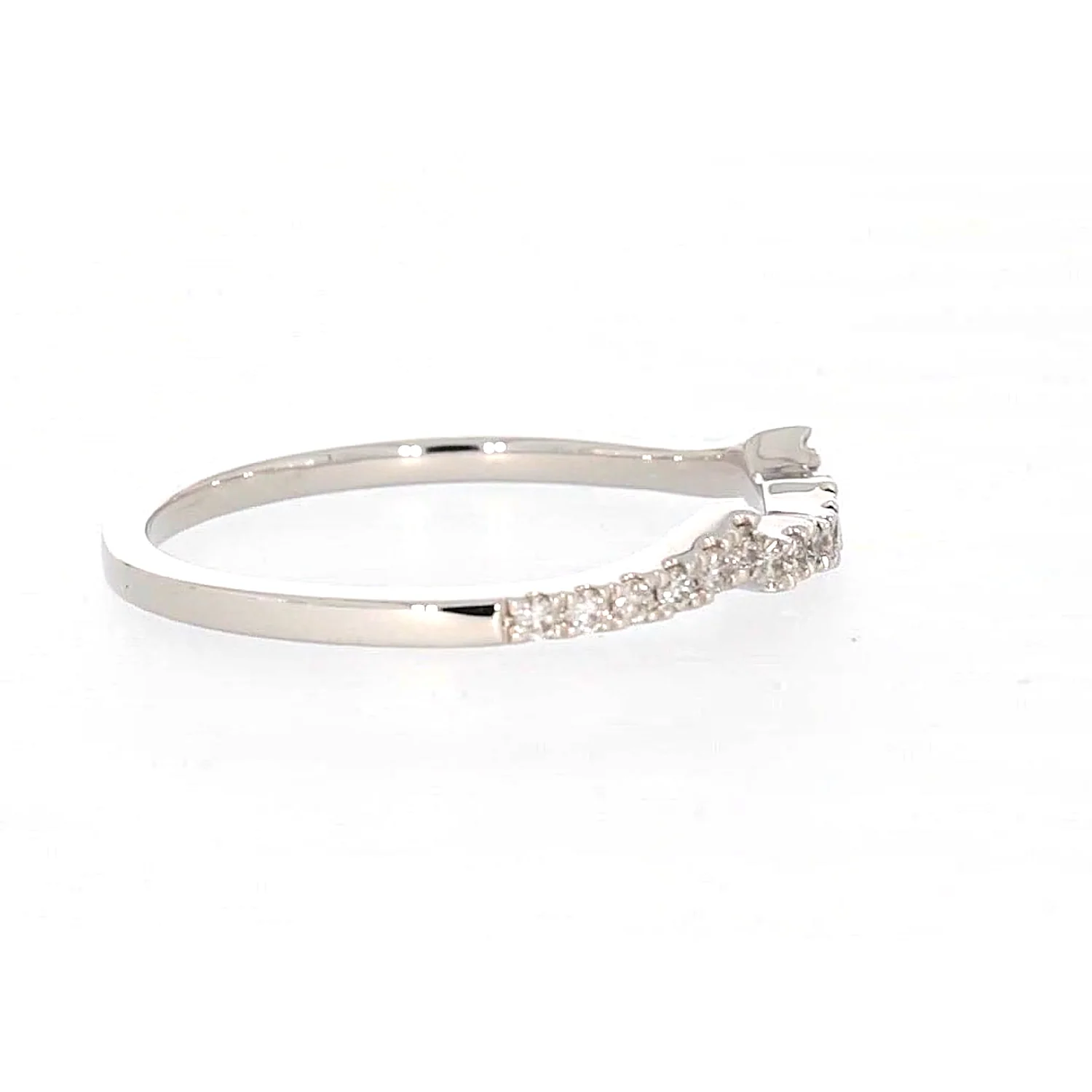 Paris 14ct White Gold Round Brilliant Cut with 0.20 CARAT tw of Diamonds Ring - Image 60