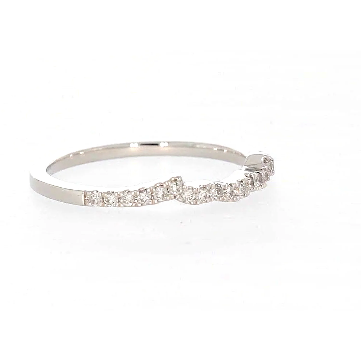 Paris 14ct White Gold Round Brilliant Cut with 0.20 CARAT tw of Diamonds Ring - Image 68