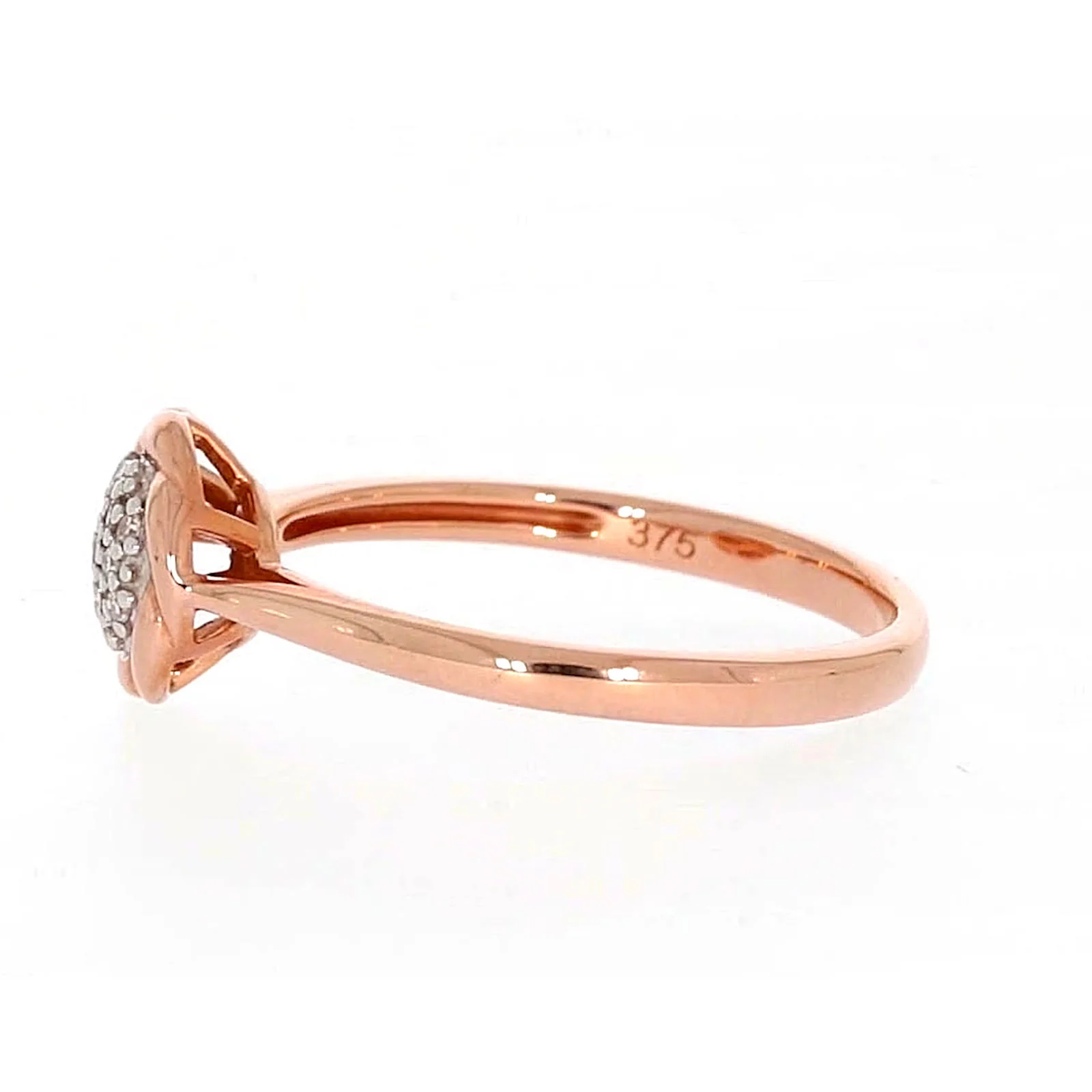 9ct Rose Gold & Diamond Set Ring - Image 18