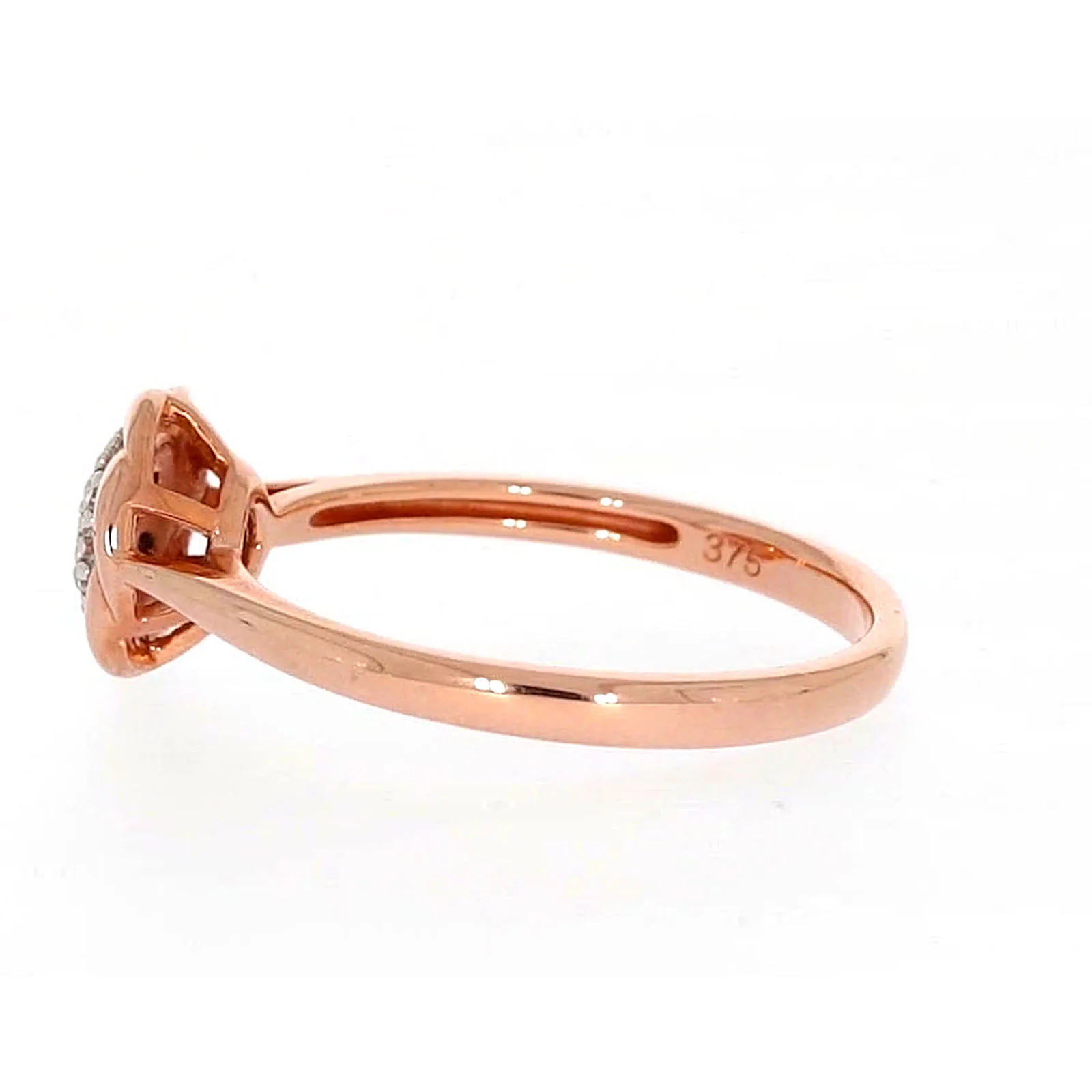 9ct Rose Gold & Diamond Set Ring - Image 22