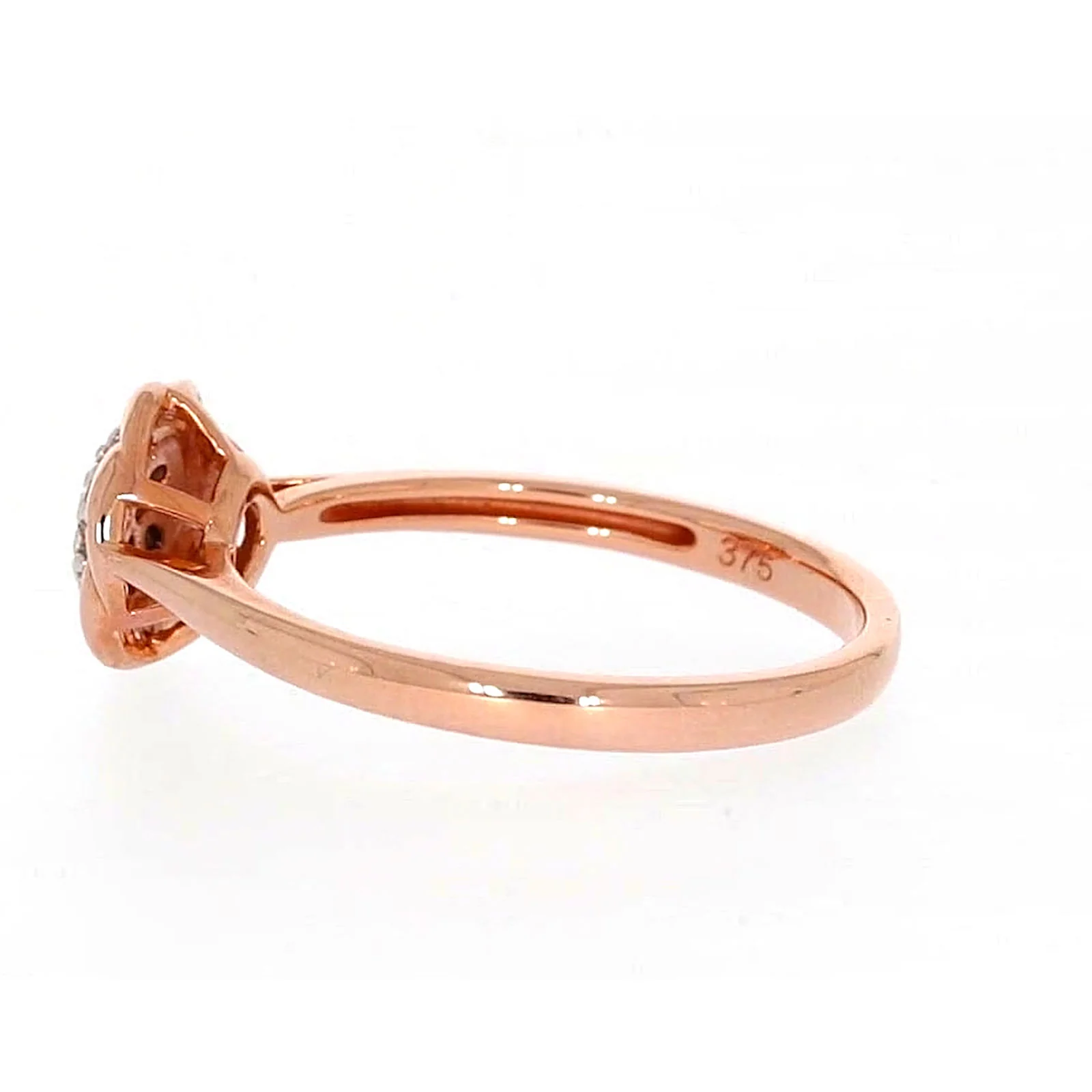 9ct Rose Gold & Diamond Set Ring - Image 23