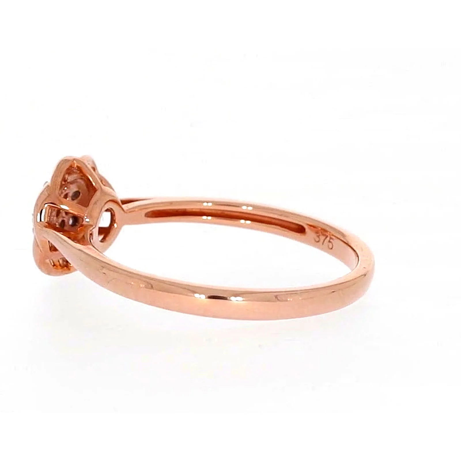 9ct Rose Gold & Diamond Set Ring - Image 25