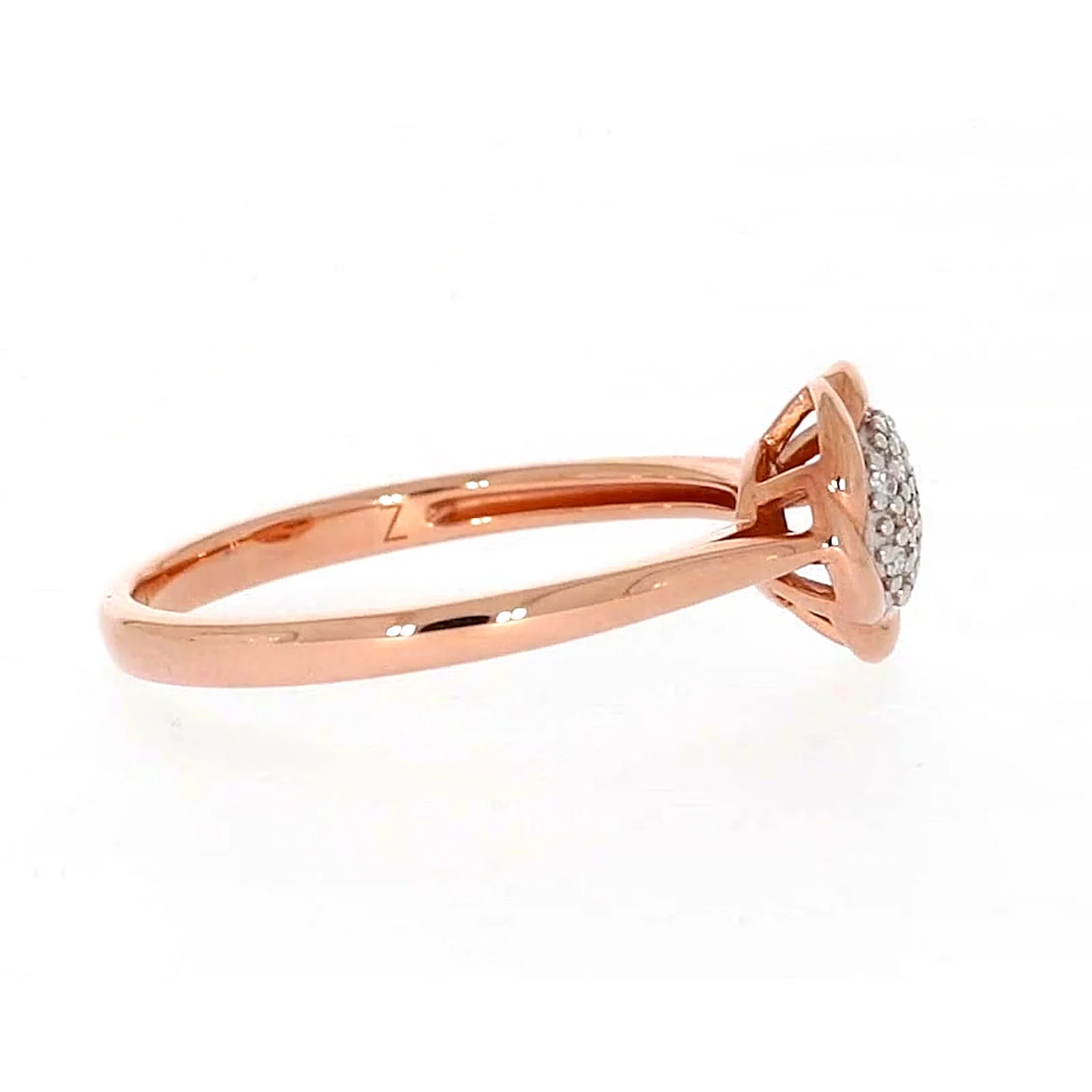 9ct Rose Gold & Diamond Set Ring - Image 58