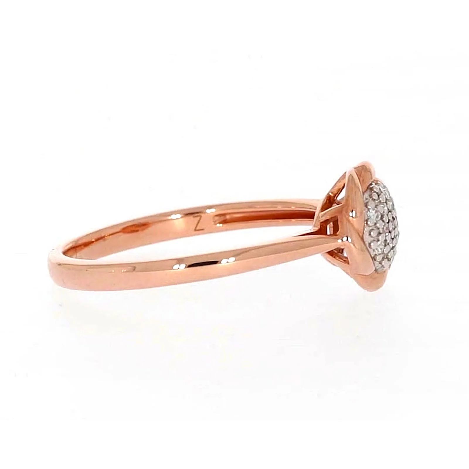 9ct Rose Gold & Diamond Set Ring - Image 60