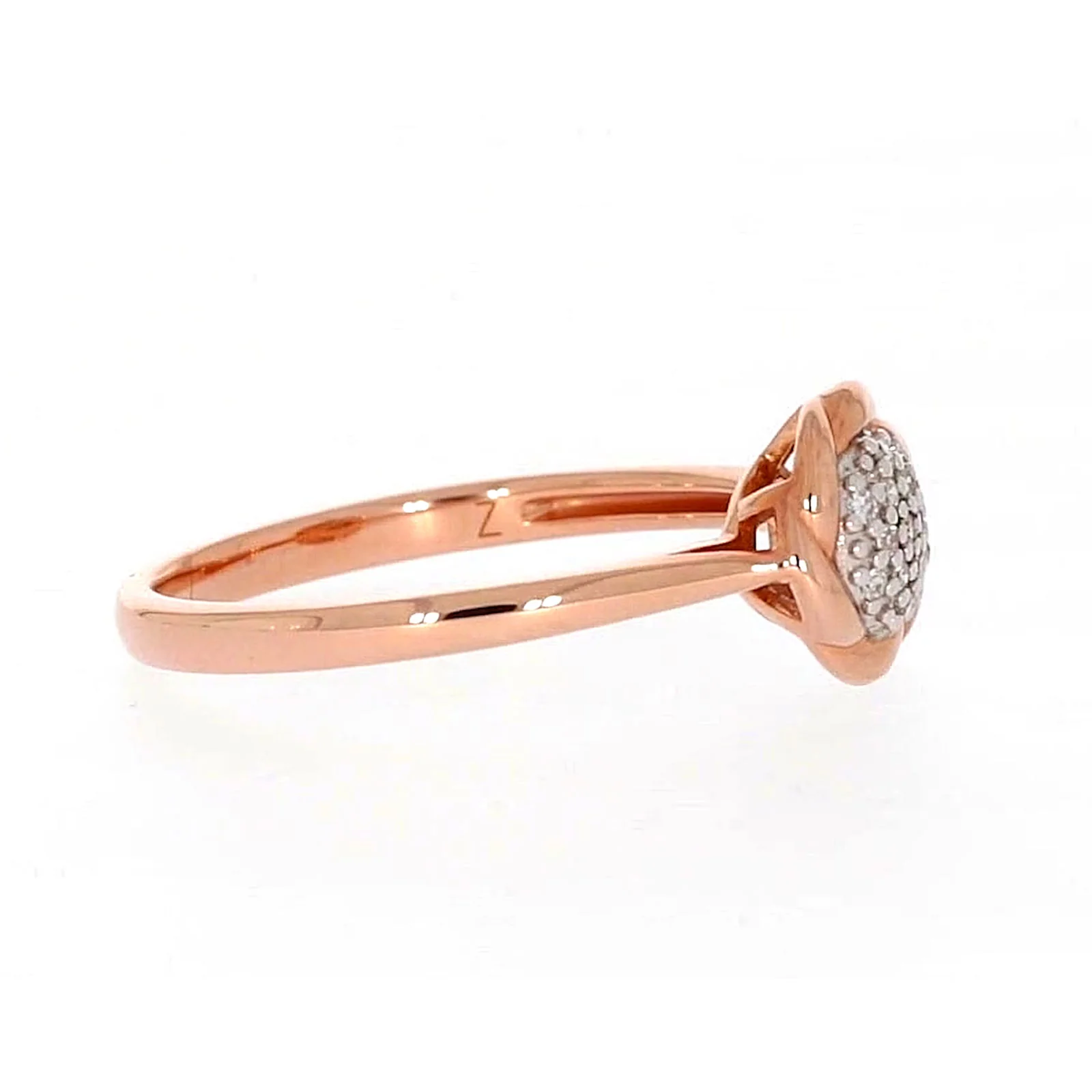 9ct Rose Gold & Diamond Set Ring - Image 61