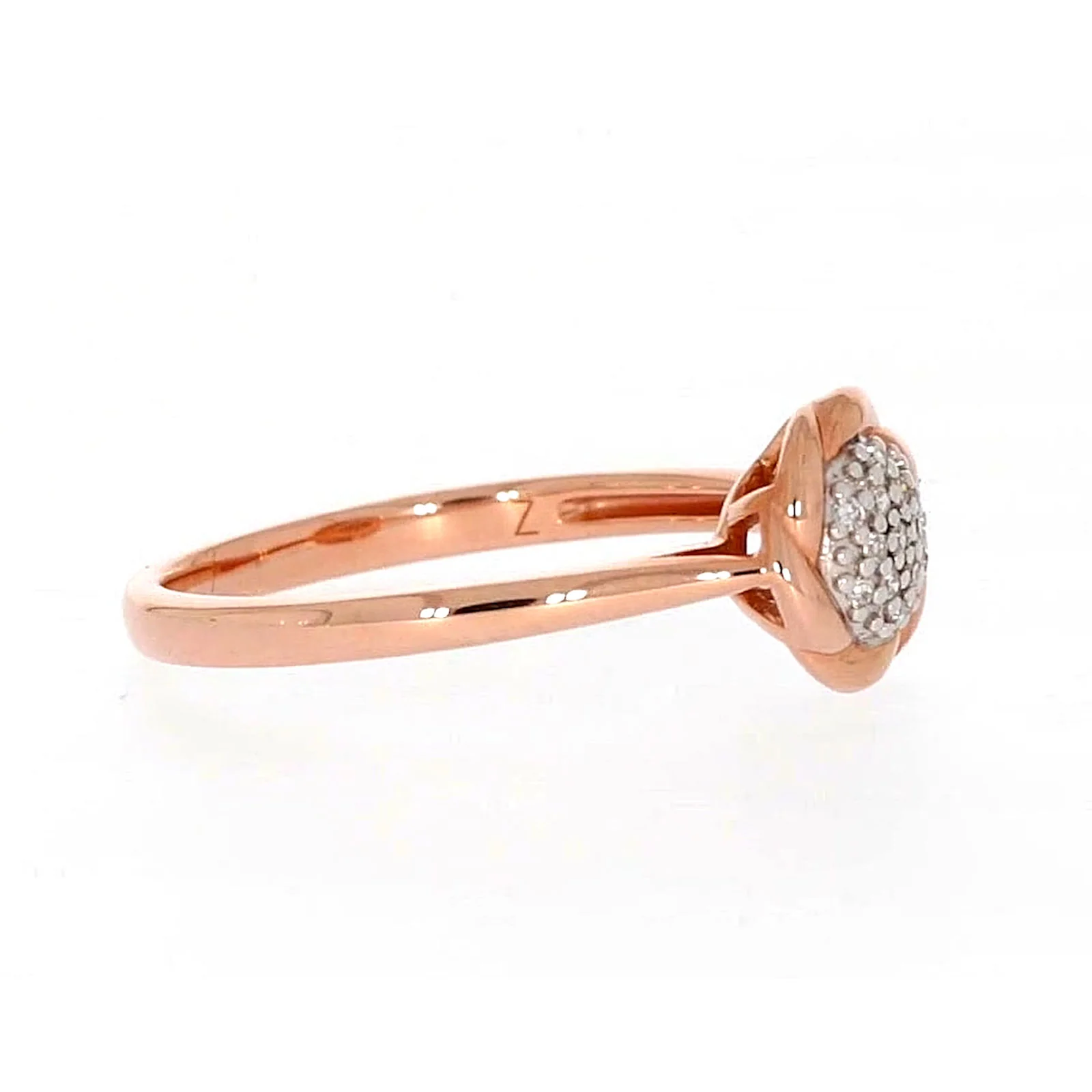 9ct Rose Gold & Diamond Set Ring - Image 62