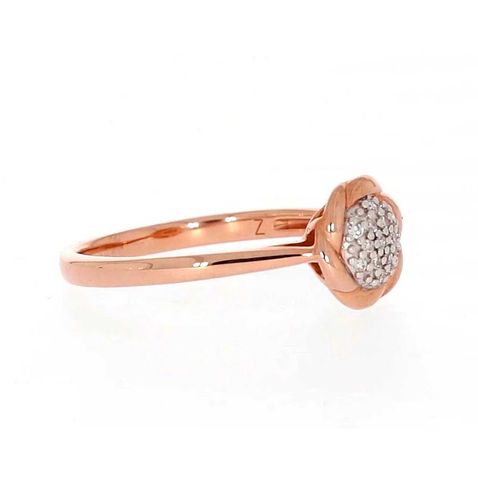 9ct Rose Gold & Diamond Set Ring - Image 64