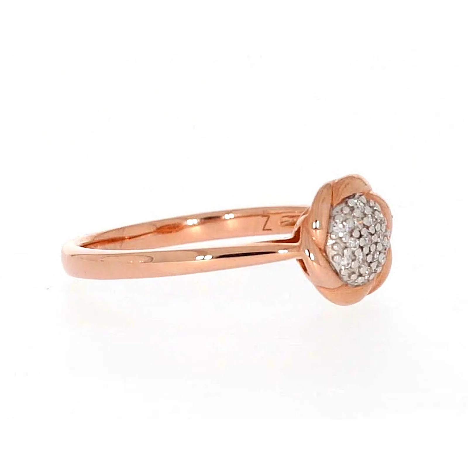 9ct Rose Gold & Diamond Set Ring - Image 65
