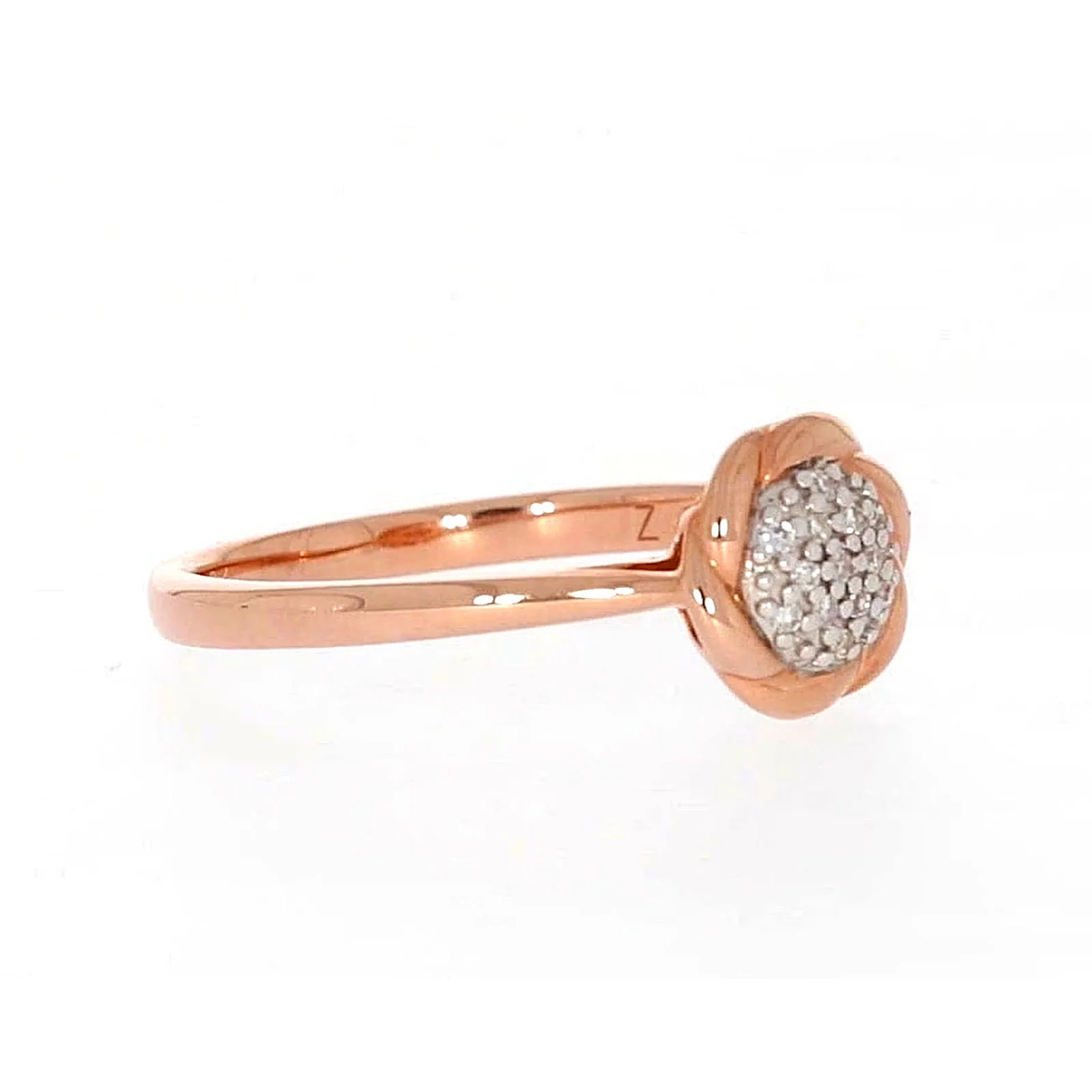 9ct Rose Gold & Diamond Set Ring - Image 66