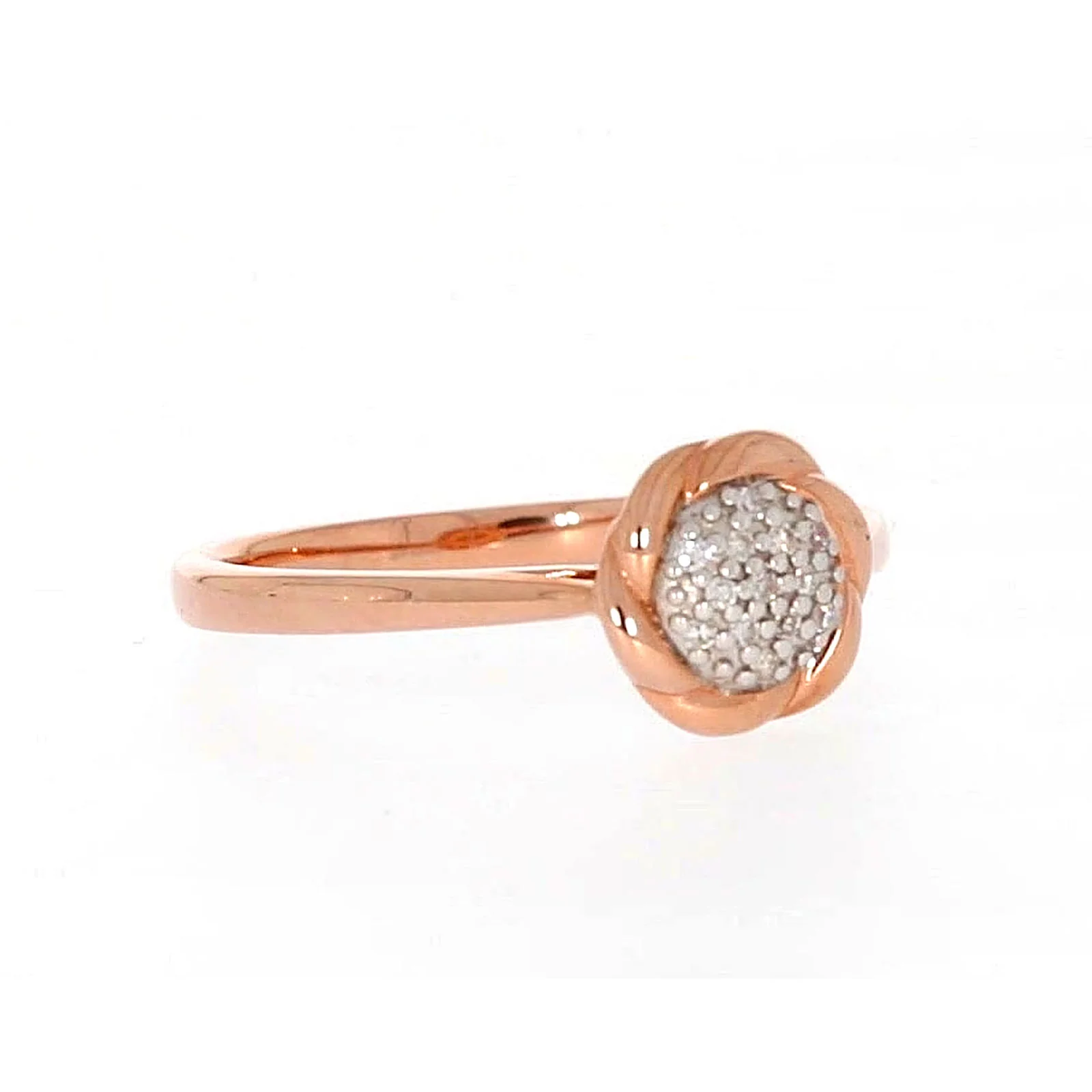 9ct Rose Gold & Diamond Set Ring - Image 69