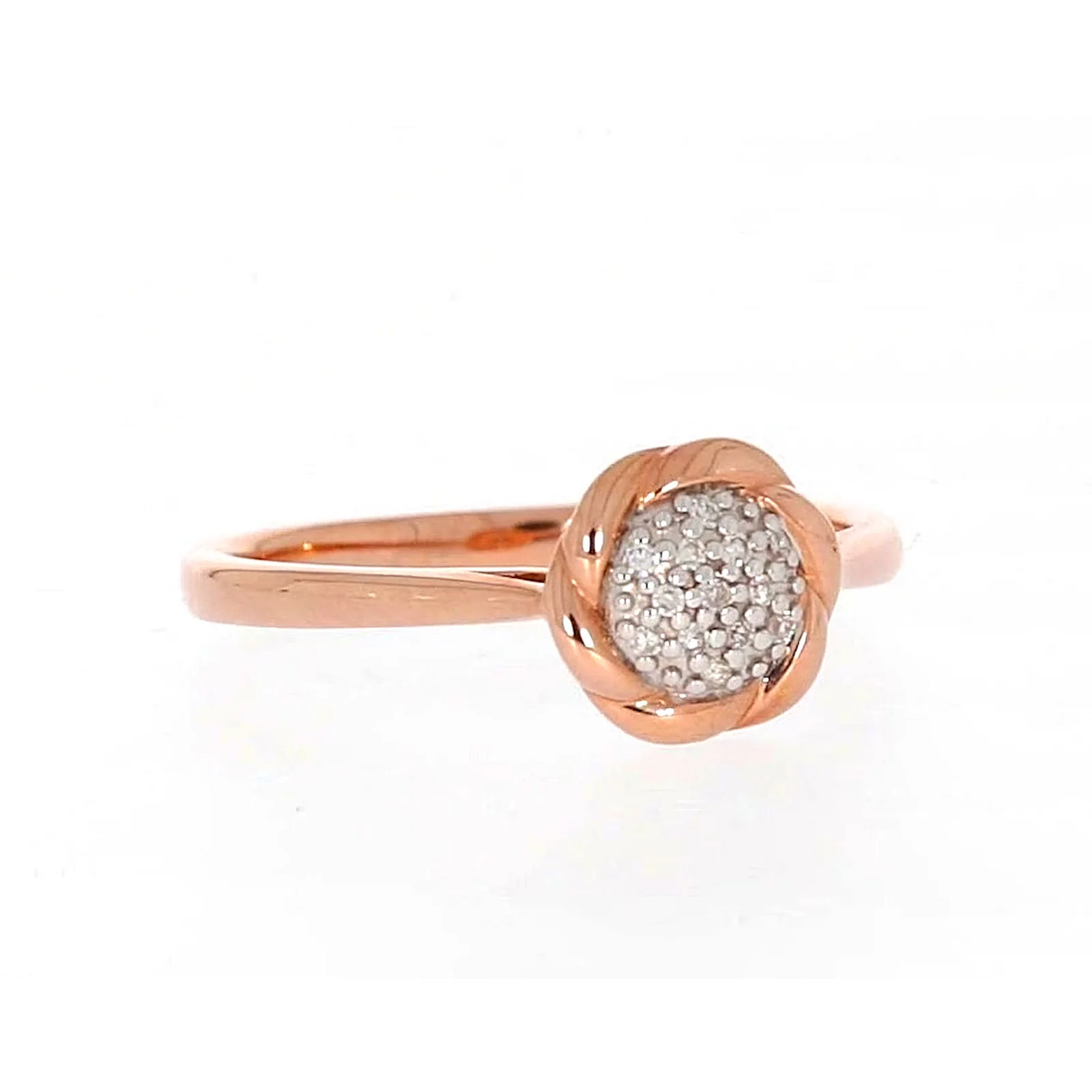 9ct Rose Gold & Diamond Set Ring - Image 71