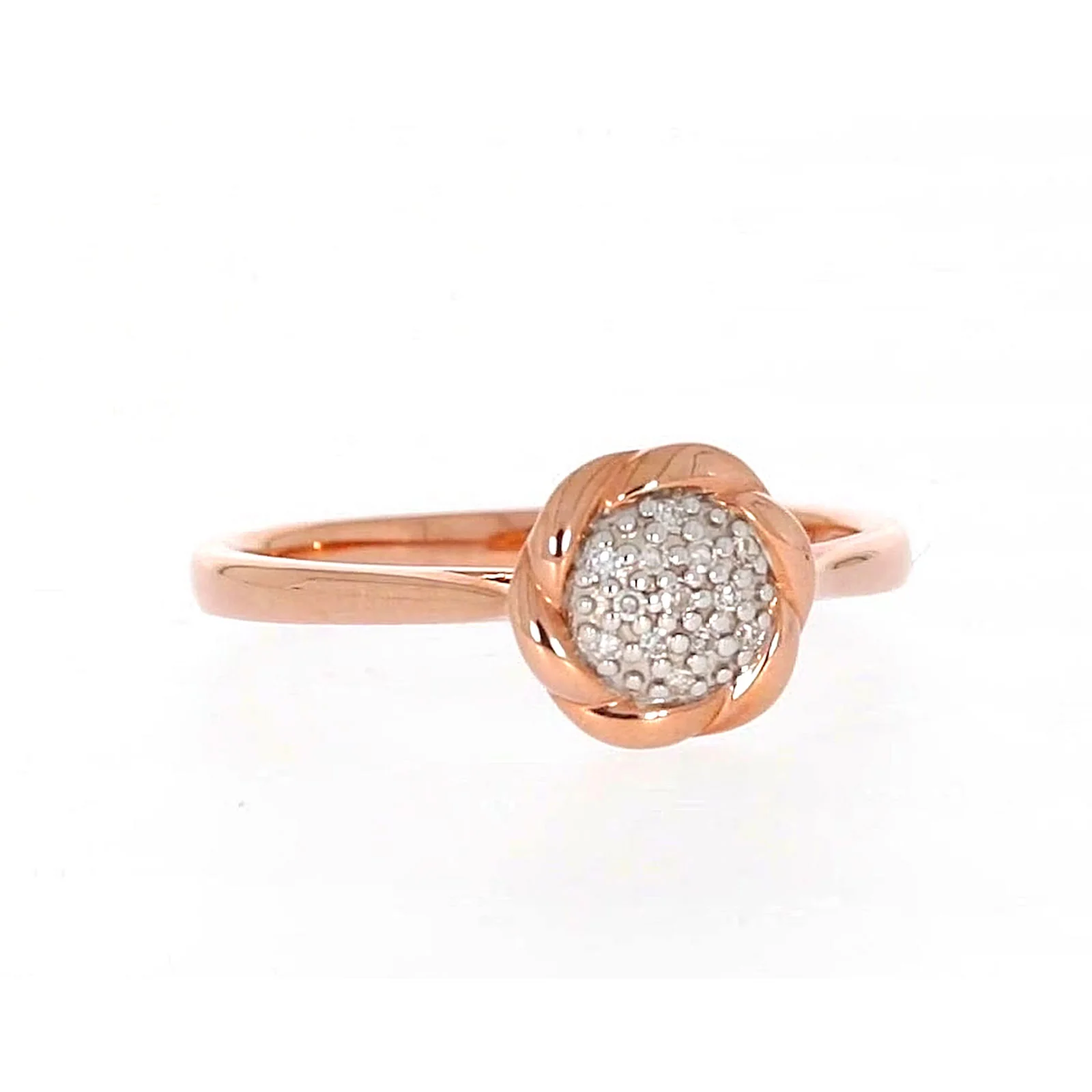 9ct Rose Gold & Diamond Set Ring - Image 72