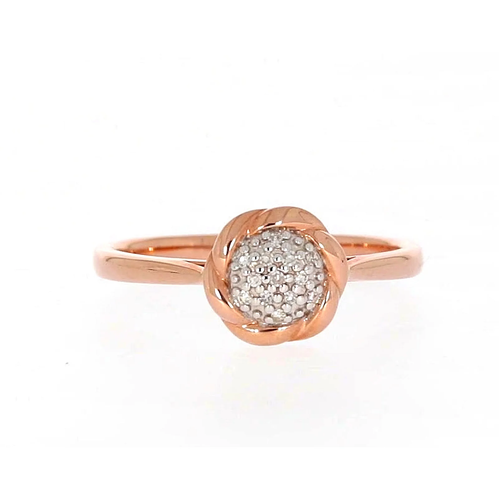 9ct Rose Gold & Diamond Set Ring - Image 74