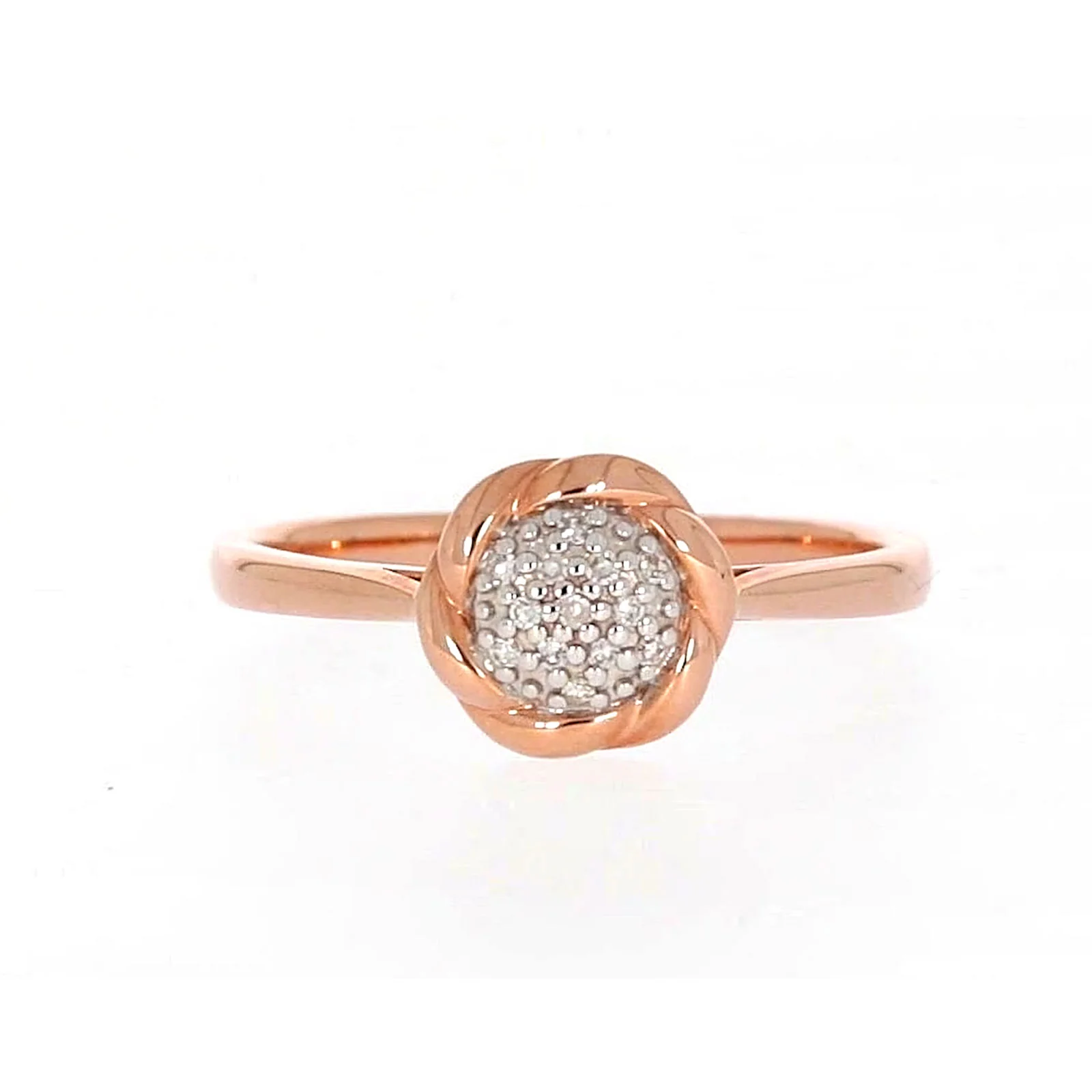 9ct Rose Gold & Diamond Set Ring - Image 75