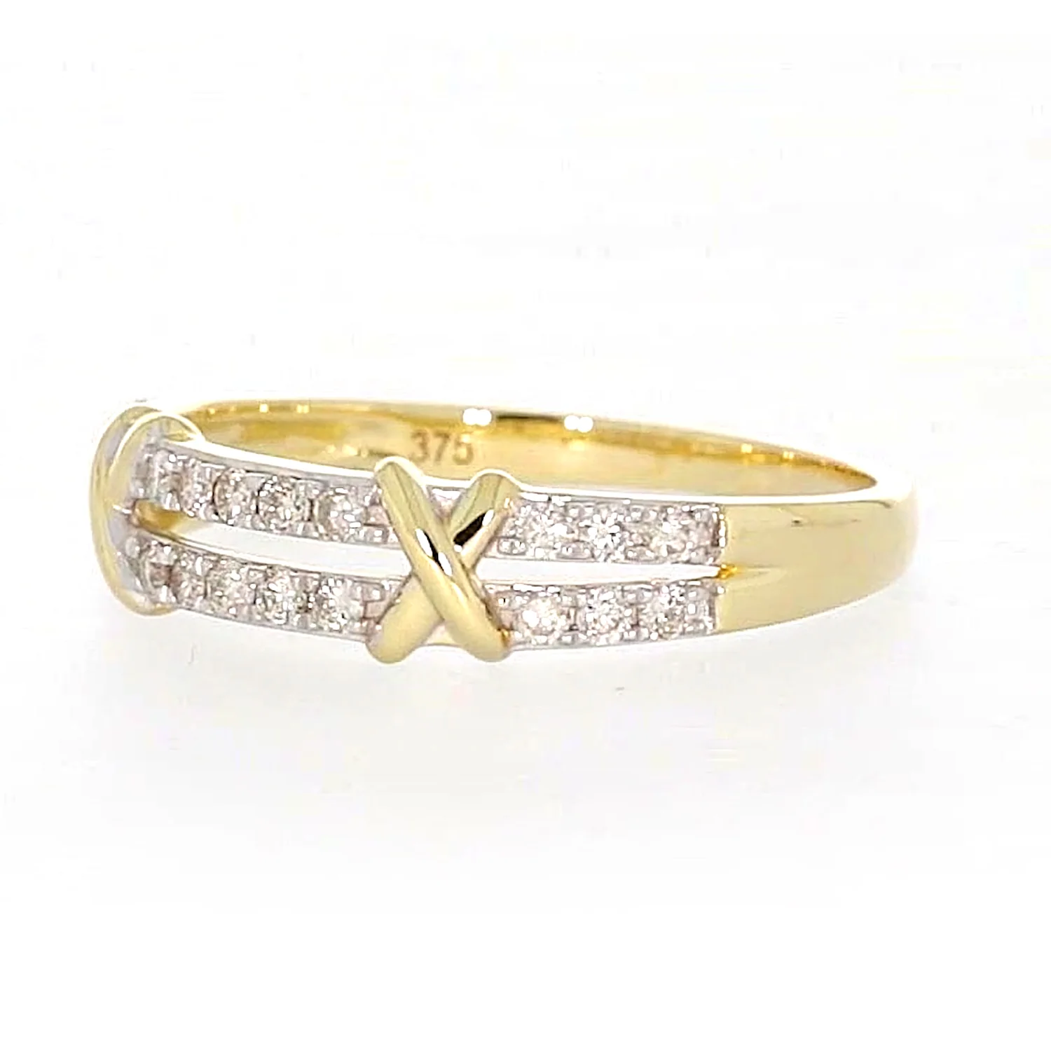 9ct Yellow Gold Round Brilliant Cut with 1/4 CARAT tw of Diamonds Ring - Image 10