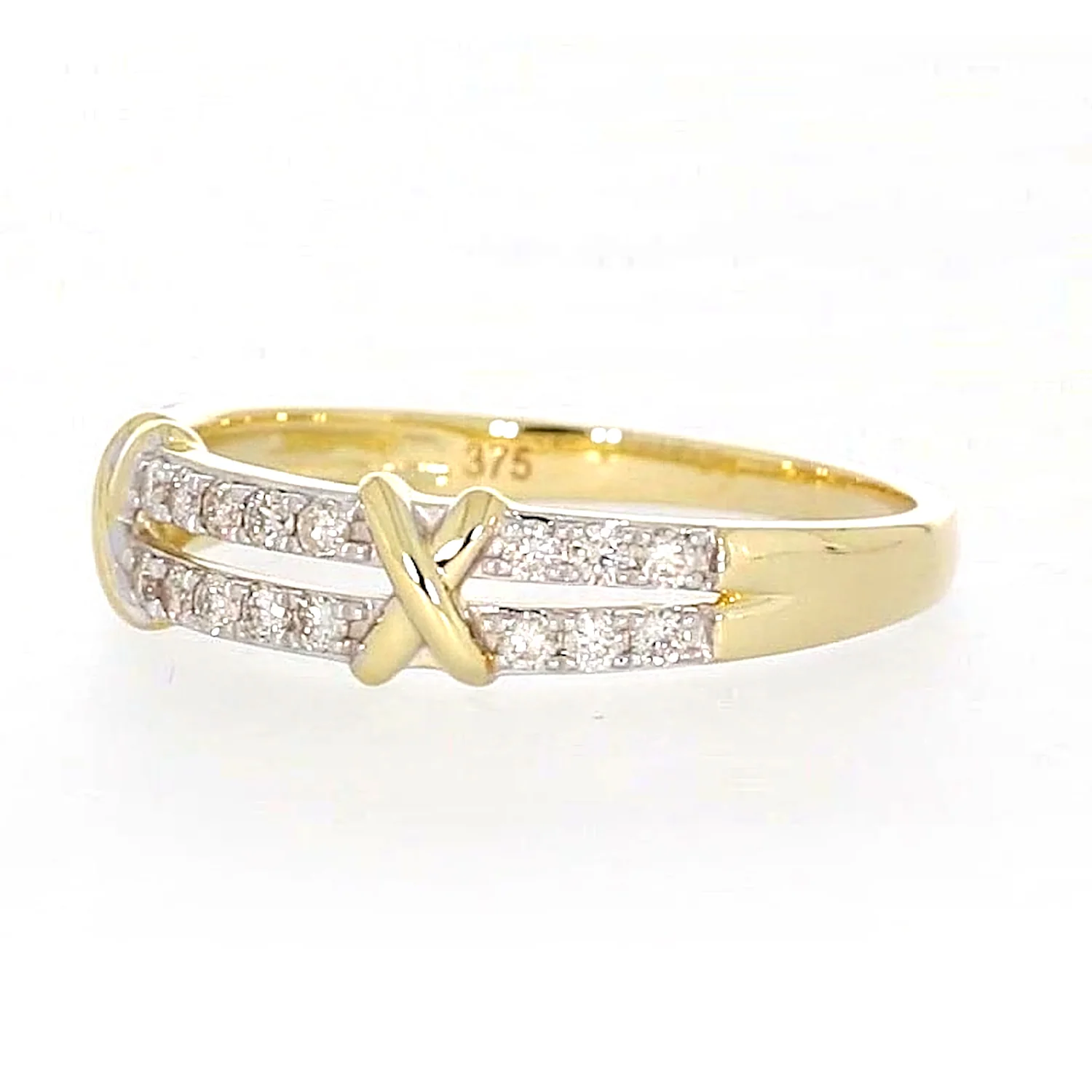 9ct Yellow Gold Round Brilliant Cut with 1/4 CARAT tw of Diamonds Ring - Image 11